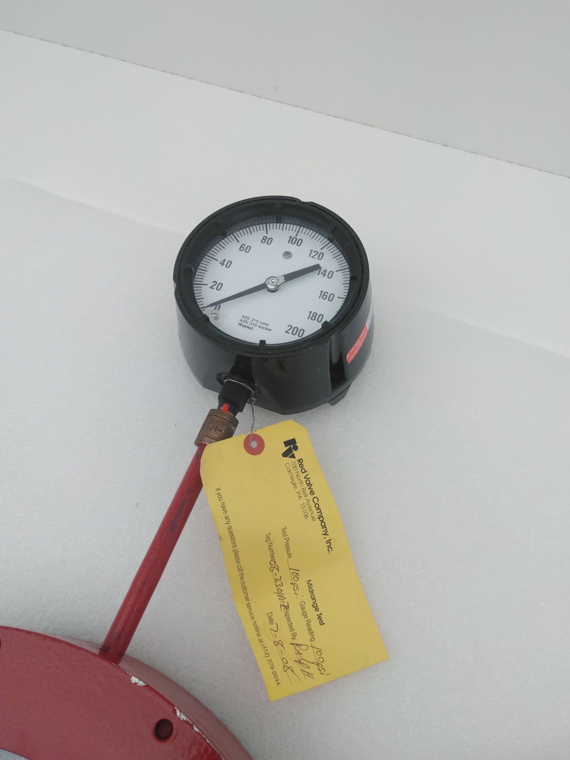 Red Valve Company 12" Valve SPS - Series 48 Pressure Sensor