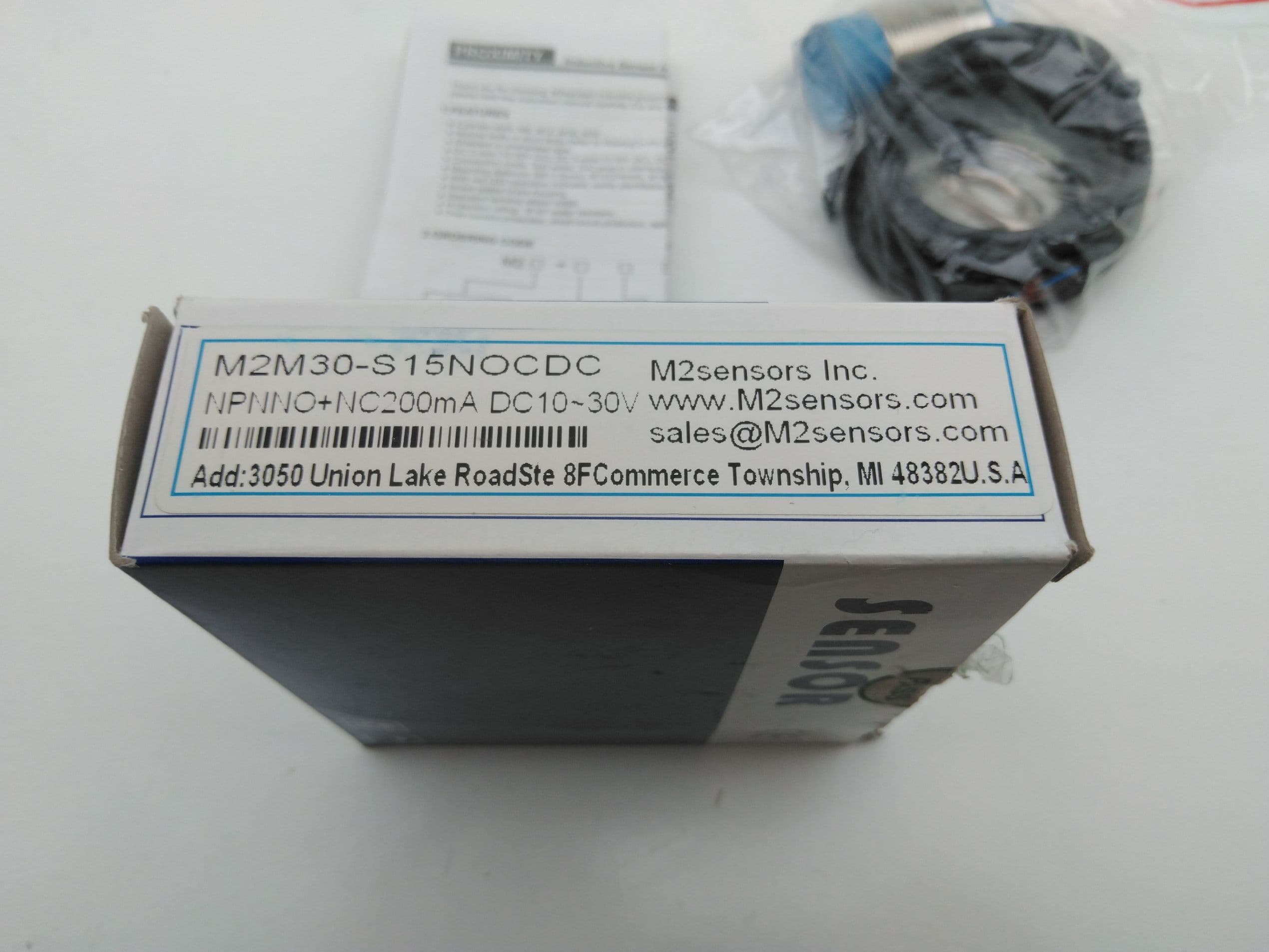 M2sensors M2M30-S15NOCDC Proximity Sensor
