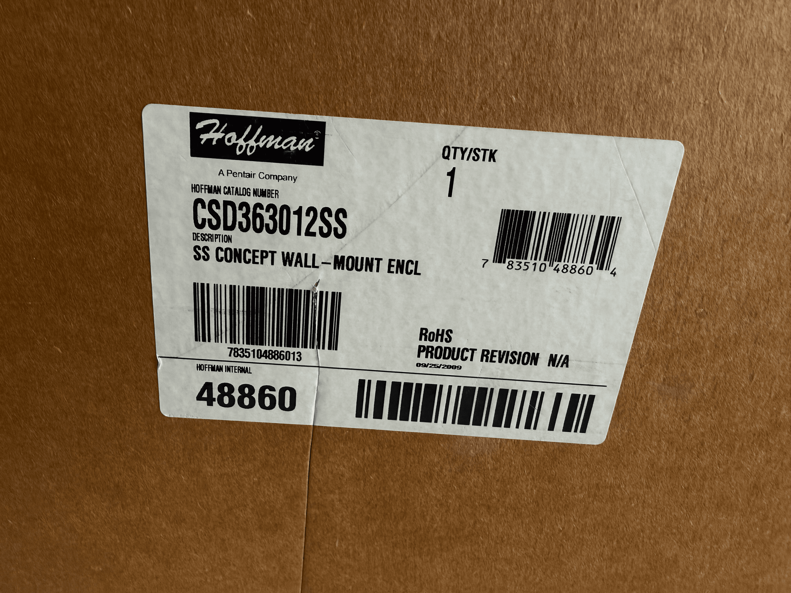 Hoffman CSD363012SS SS Concept Wall Mount 36x30x12 Enclosure