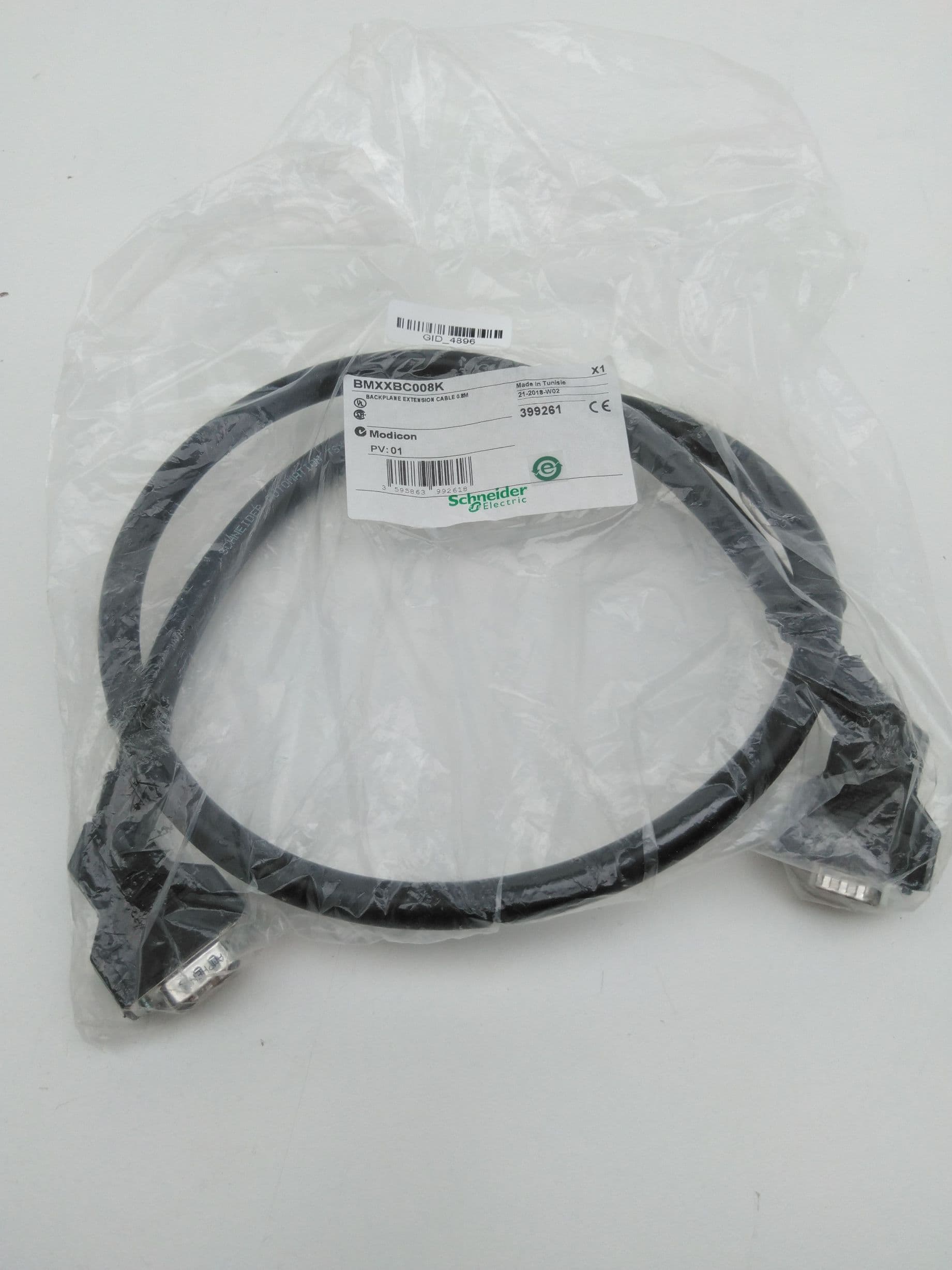Schneider Electric BMXXBC008K Backplane Extension Cable, Modicon M340, 0.8m