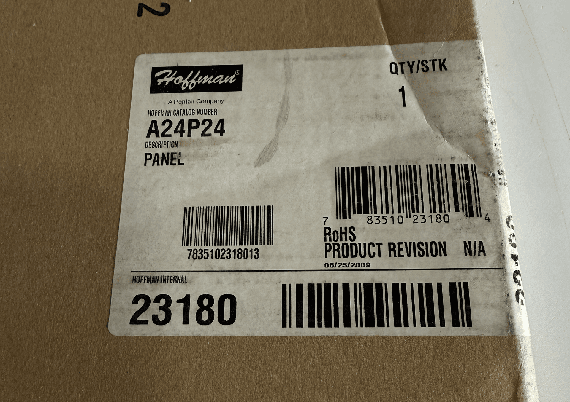 Hoffman AP24P24, 23180 Panel