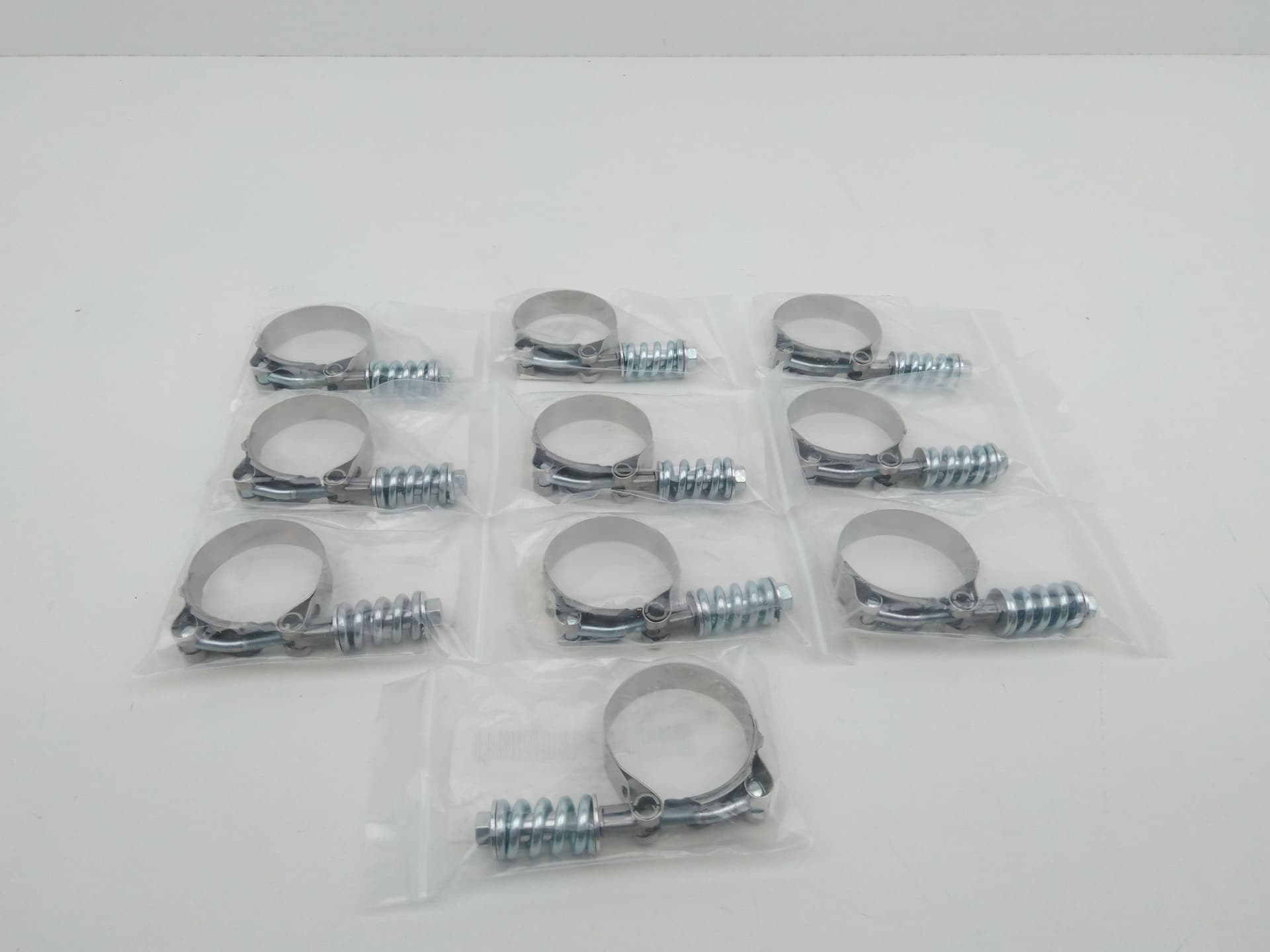 T-Bolt Spring Clamp B9224-0213 SS Band 2.13" - 2.44" (10 Pack)