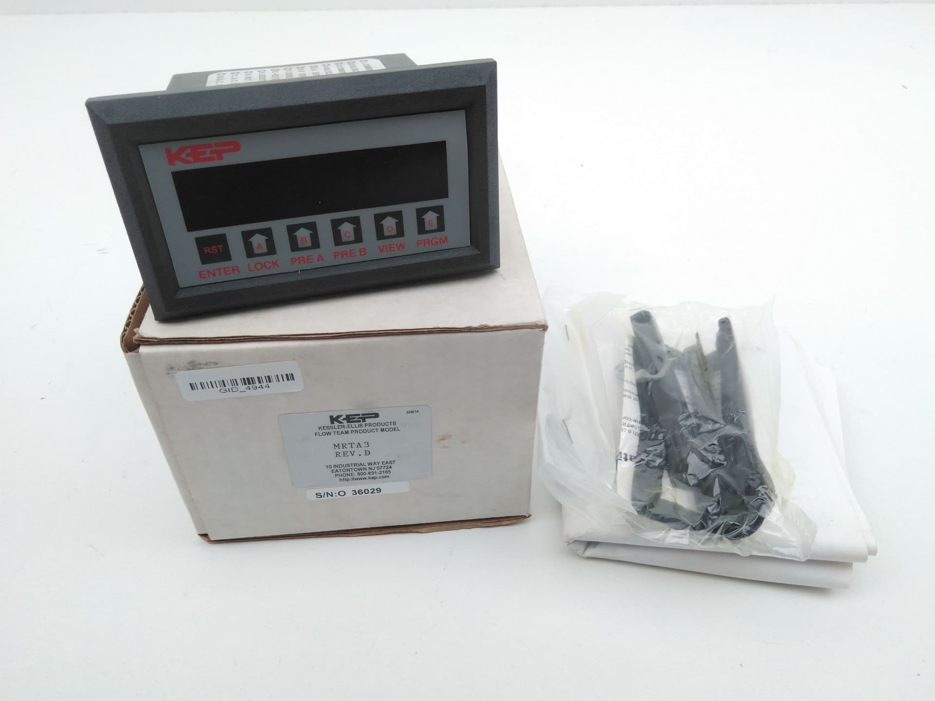 KEP MRTA3 MinItrol Counter/Ratemeter 6-Digit Display with Presets / Scaling