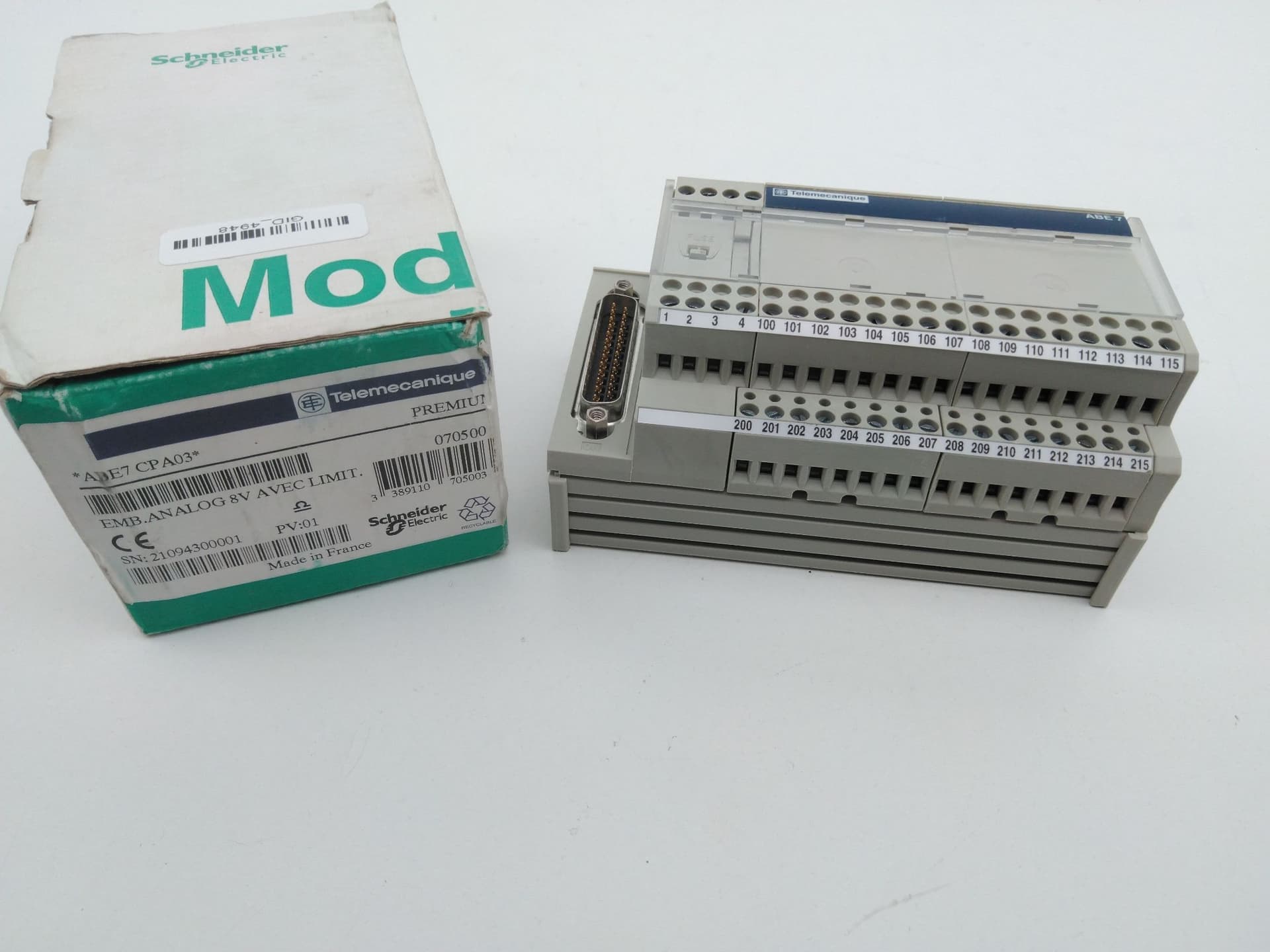 Schneider Electric Telemecanique ABE7CPA03 Connection Sub-Base Module