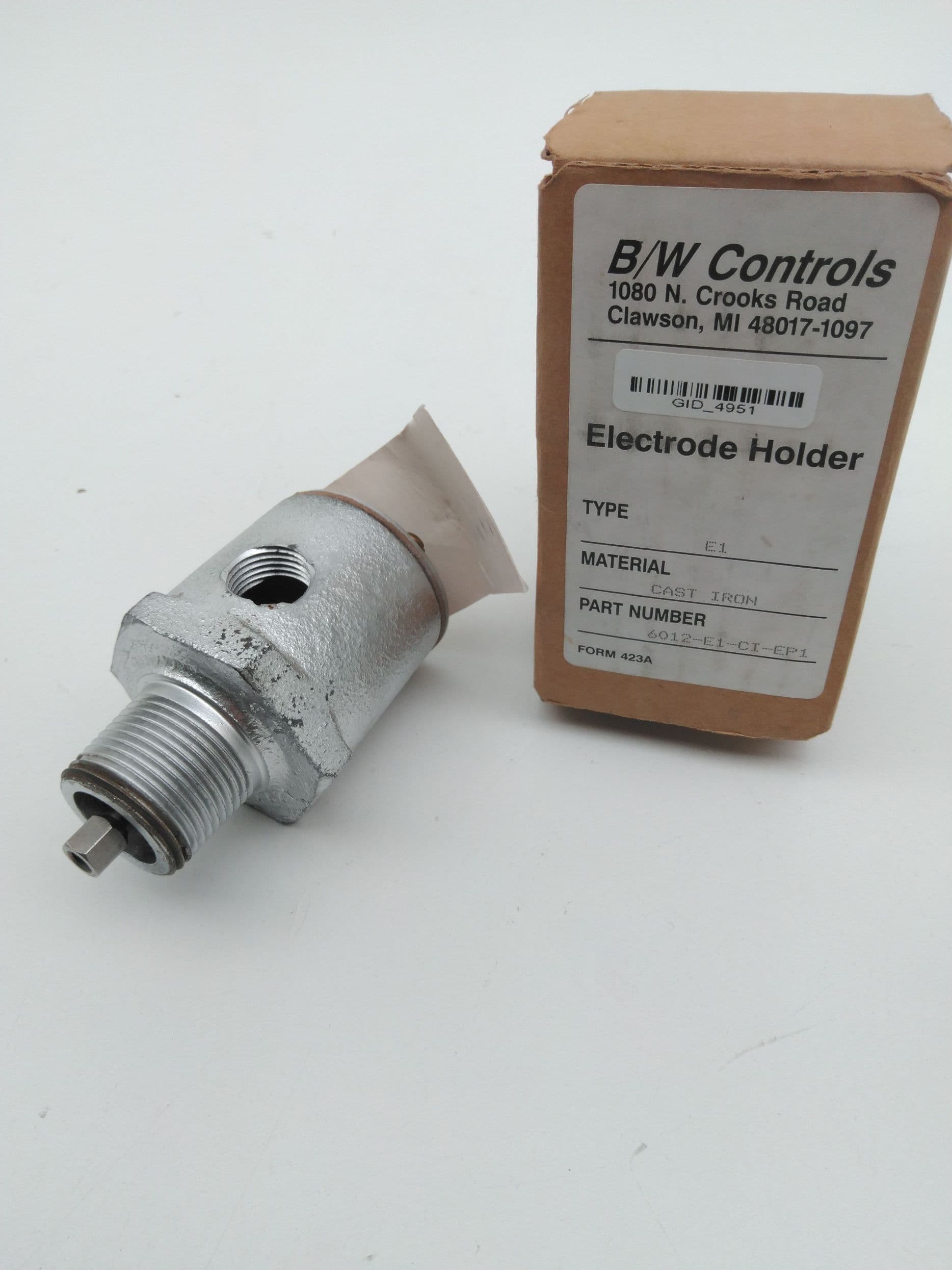 B/W Conrols 6012-E1-CI-EP1 Electrode Holder, Cast Iron