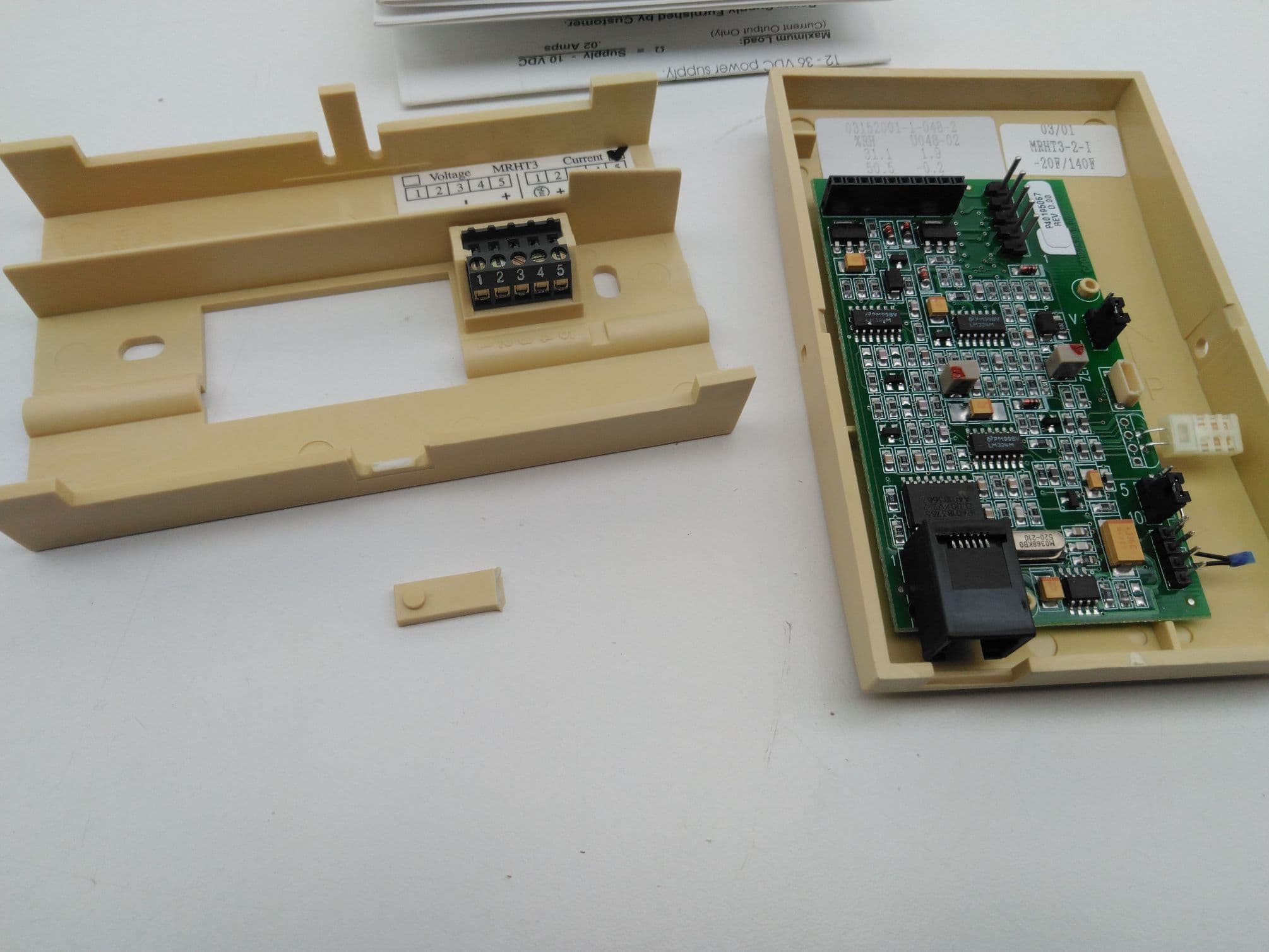 General Eastern MRH-2-S-T Microline RH Humidity Transmitter 4-20mA