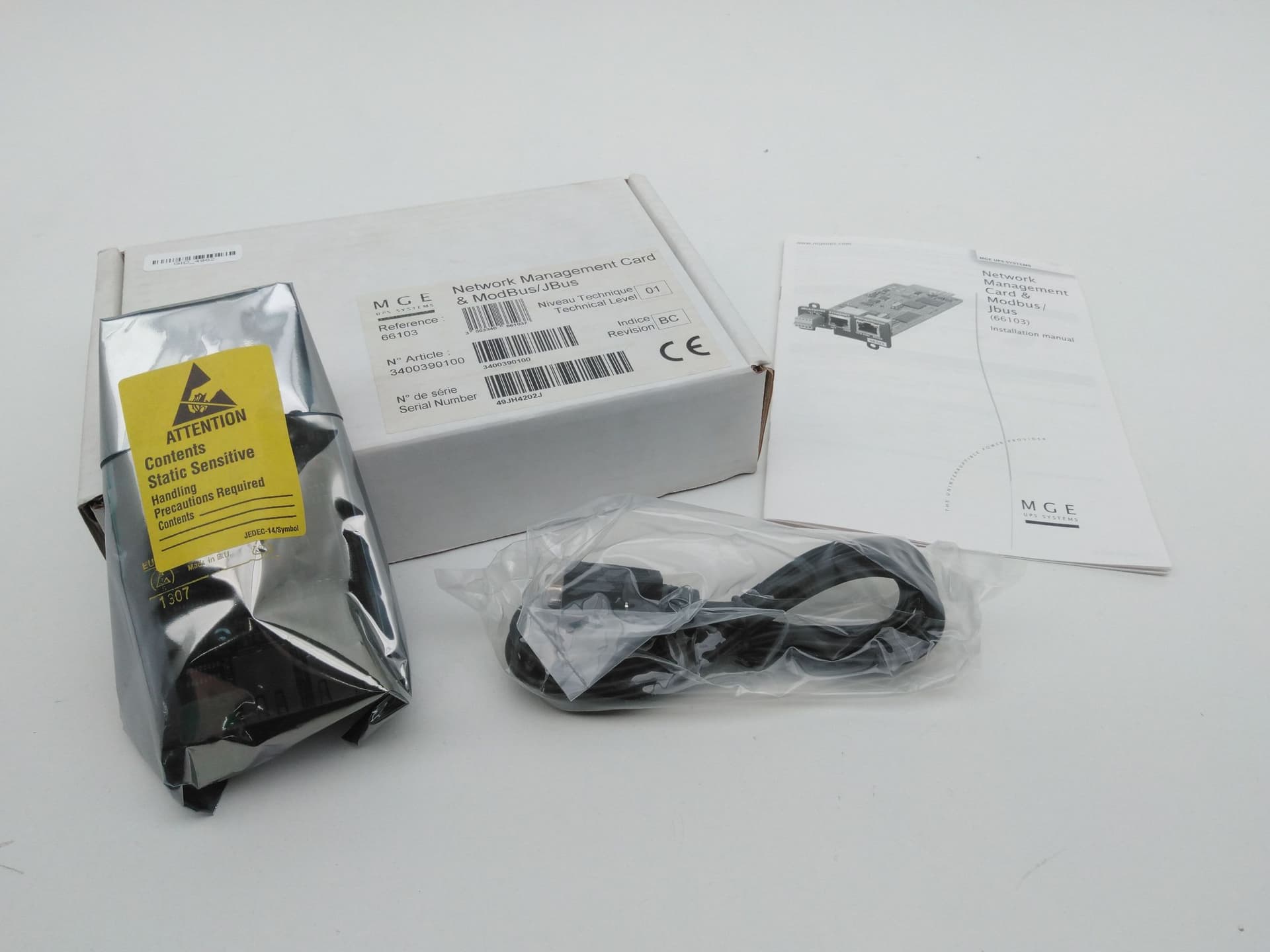 MGE UPS Systems 66103 Network Management Card & ModBus / JBus