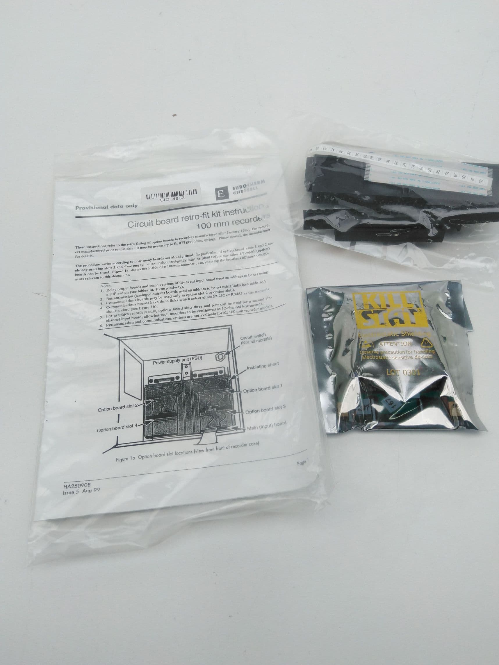 Eurotherm AH 250146 100mm Recorders Circuit Board Retro-fit Kit HA250908