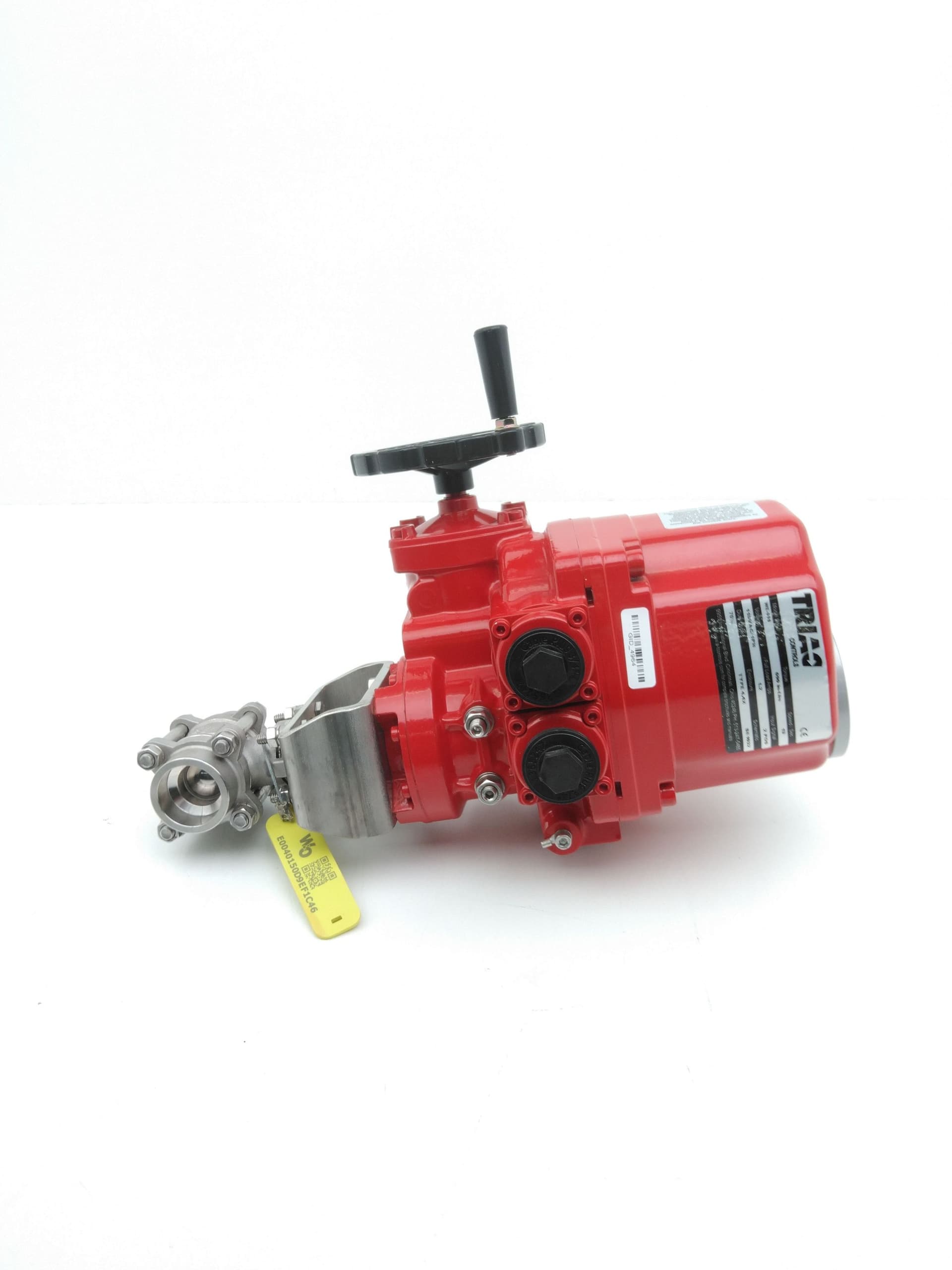 Triac Controls WE-690 Electric Actuator w/ 1" SS Ball Valve