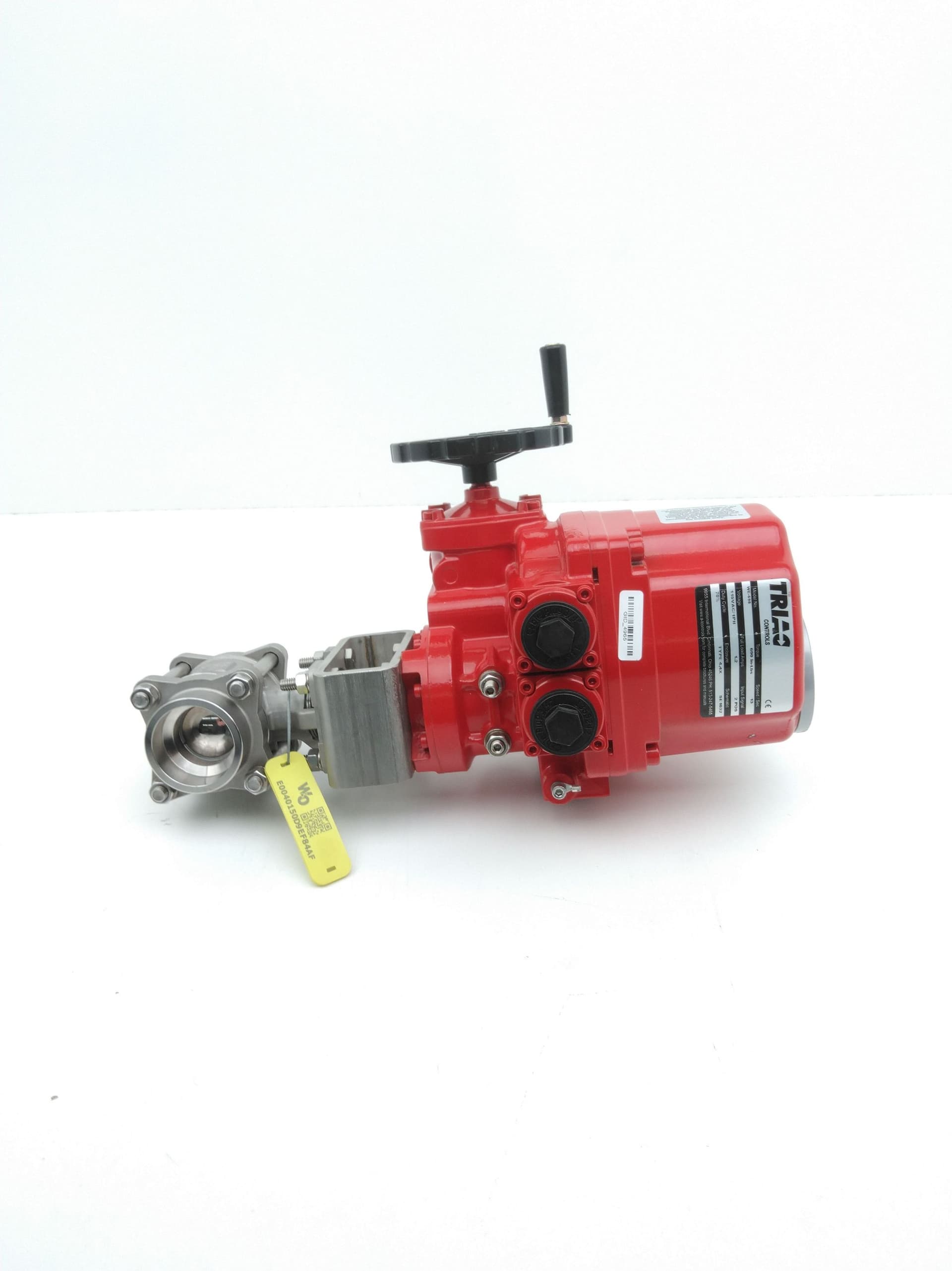 Triac Controls WE-690 Electric Actuator w/ 1 1/2 "SS Ball Valve