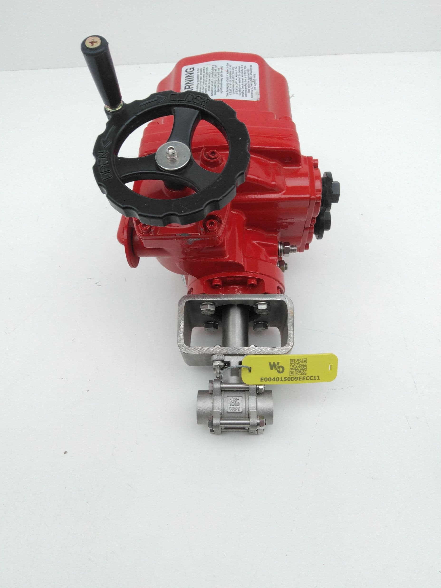 Triac Controls WE-690 Electric Actuator w/ 1/2" SS Ball Valve