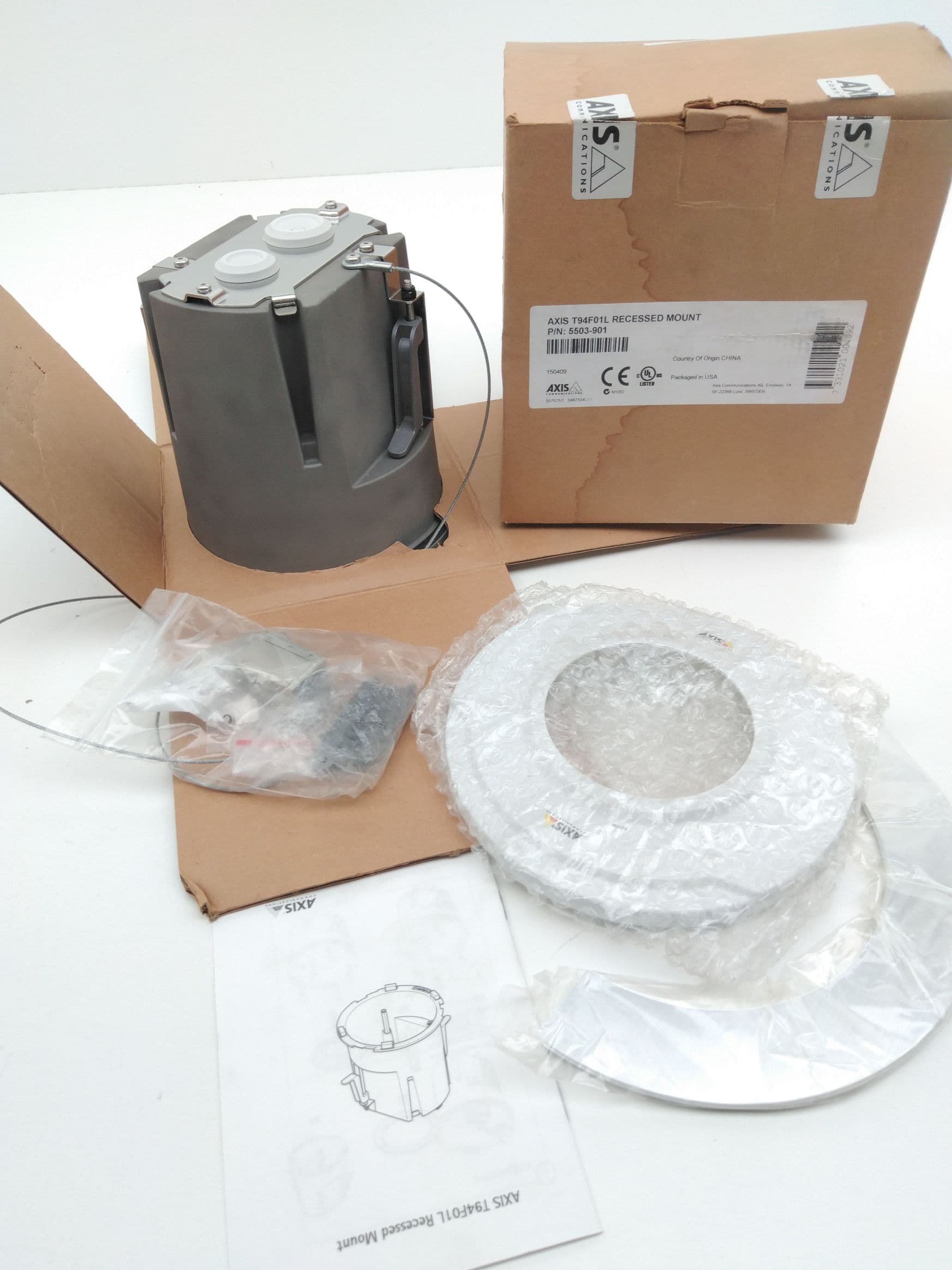 Axis 5503-901 T94F01L Recessed Camera Mount