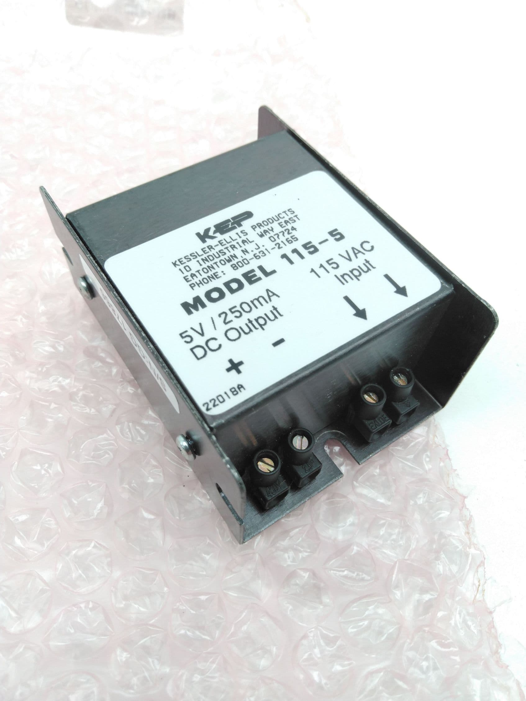KEP 115-5 Power Supply Convert Input: 115VAC, Output: 5VDC / 250mA