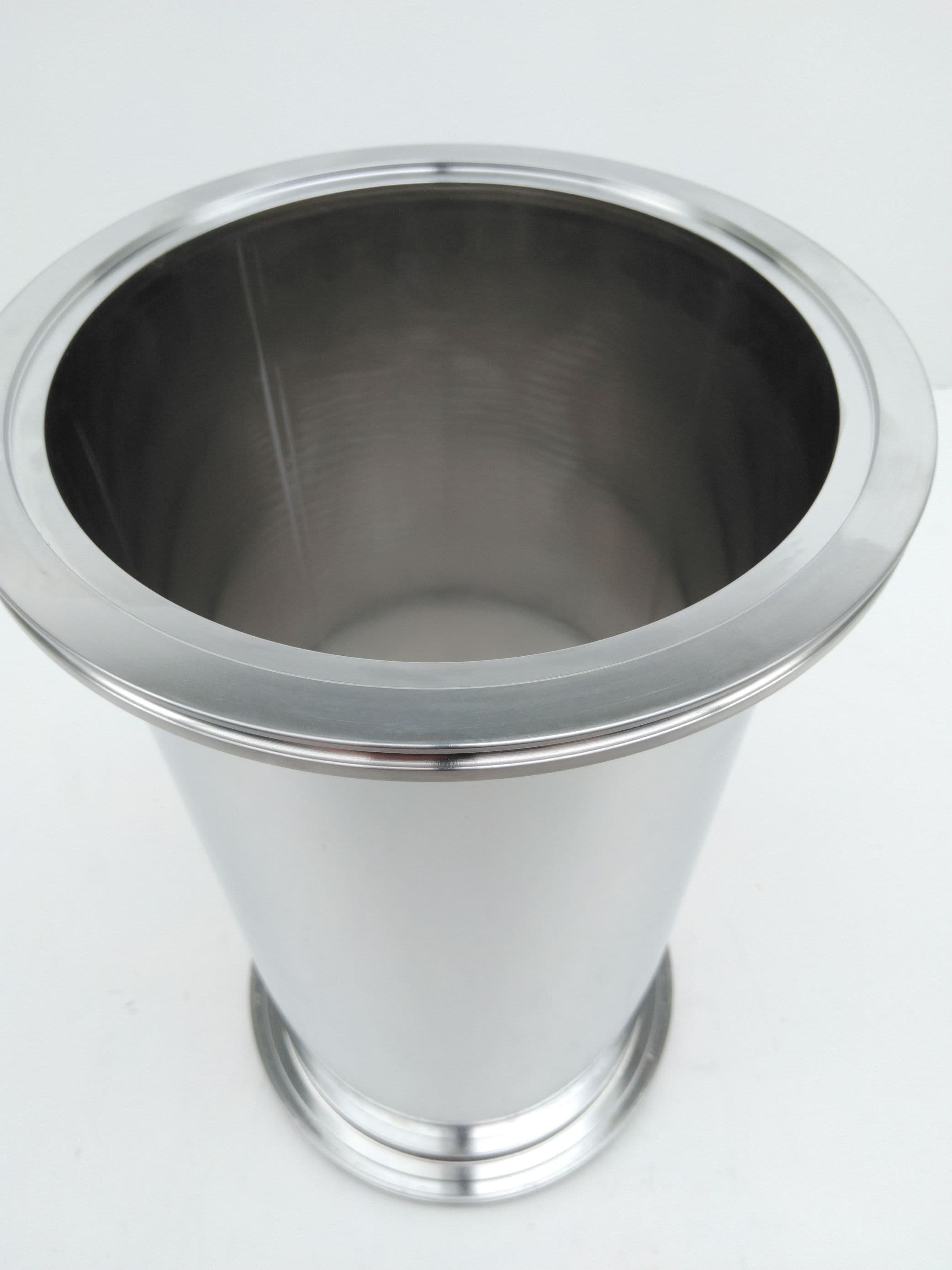 Polished Stainless Steel ISO 200 Vacuum Nipple 16"