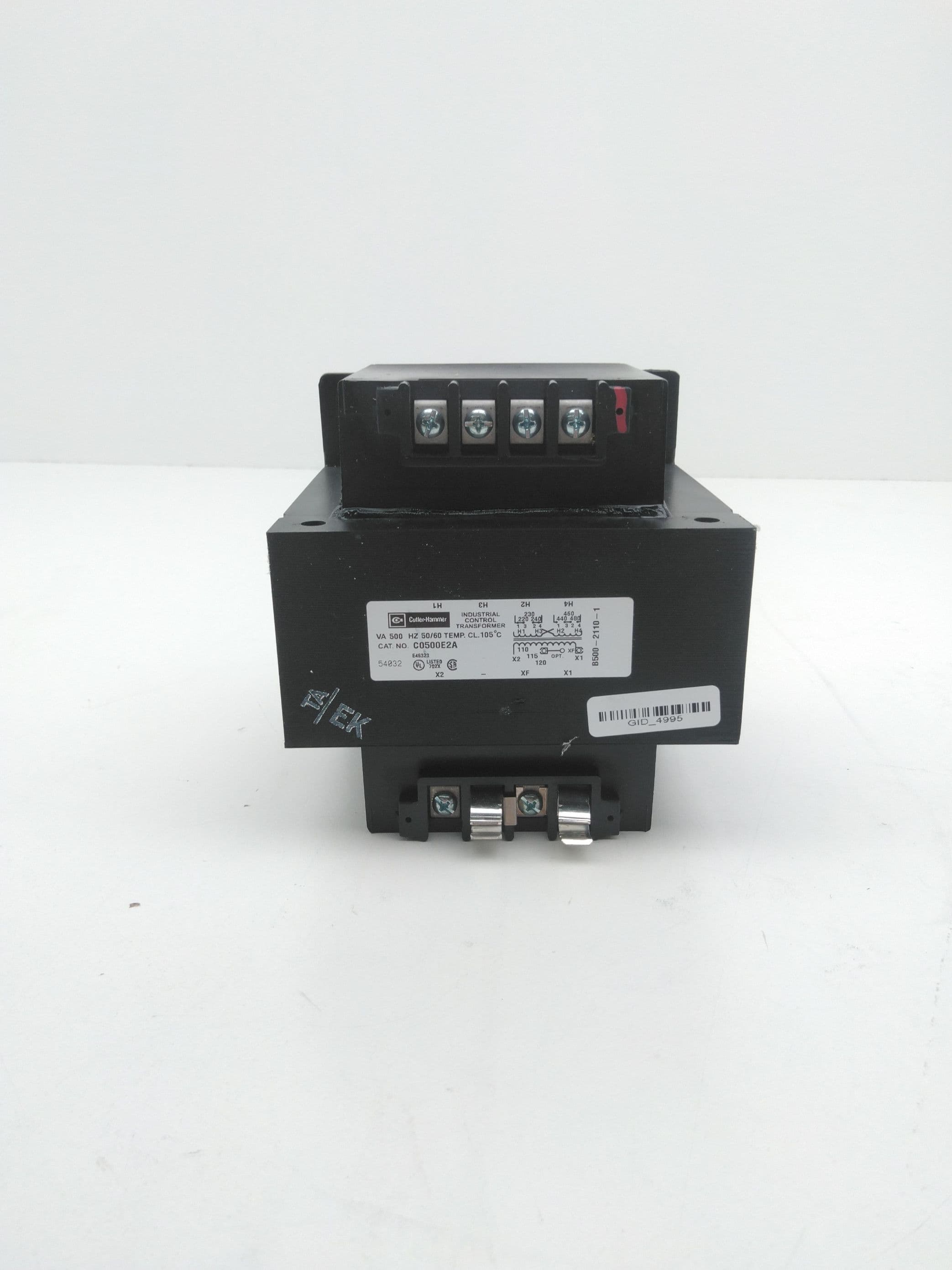 Eaton C0500E2A Control Transformer , 500VA