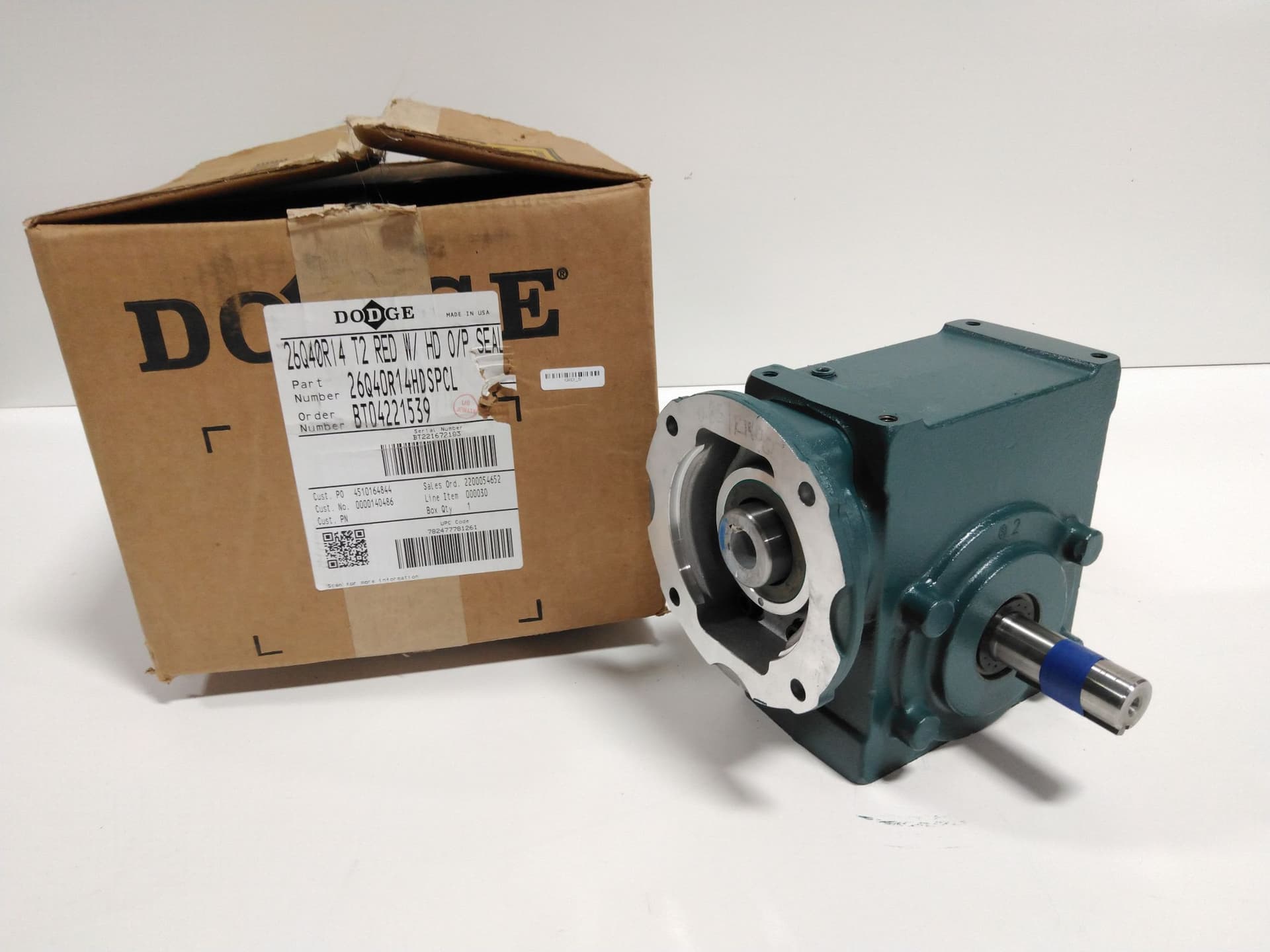 Dodge 26Q40R14, 26Q40R14HDSPCL Worm Gear Reducer