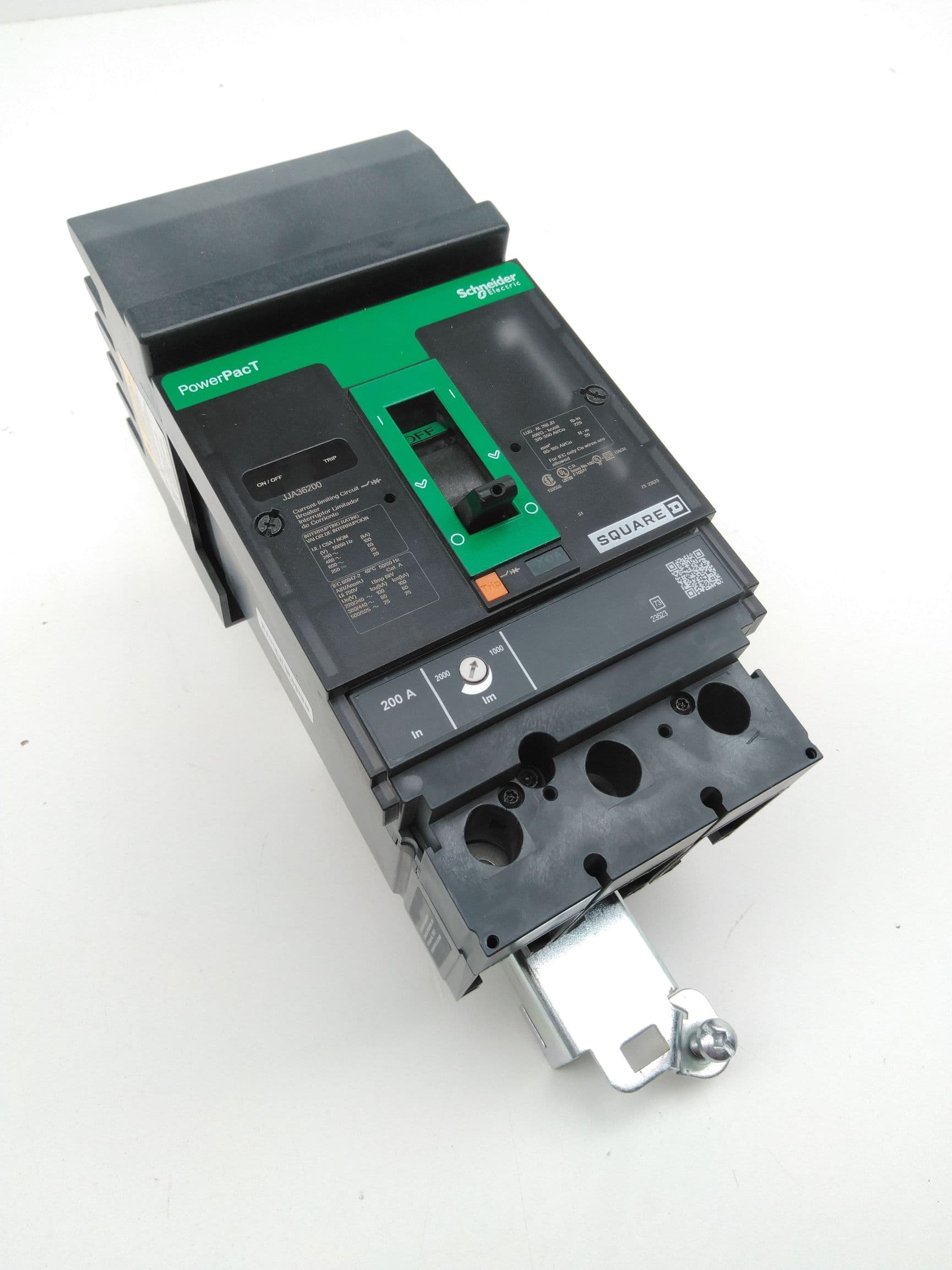 Schneider Electric Square D JJA36200 PowerPacT Circuit Breaker 3 Pole 200Amp