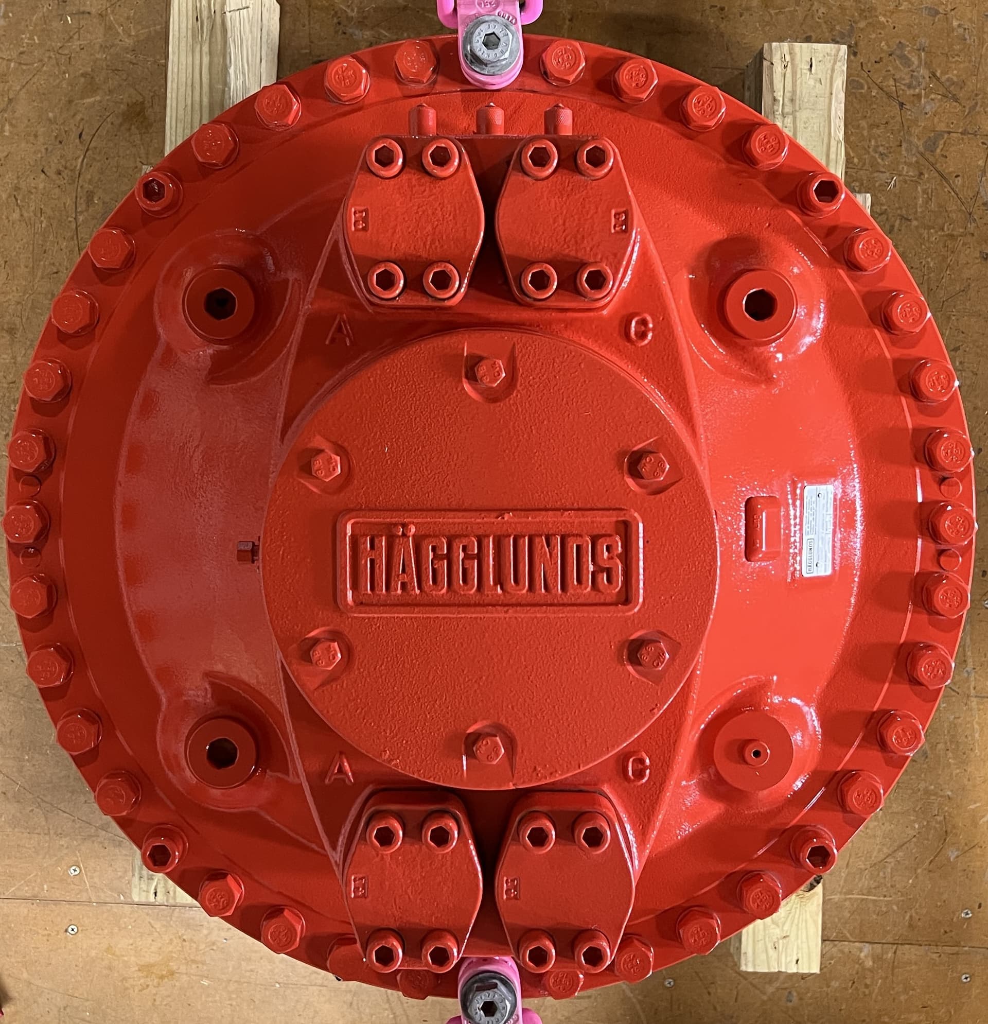 Hagglunds CB 400 280 CA0N00 00 00 Hydraulic Motor, Radial Piston, Hollow Shaft