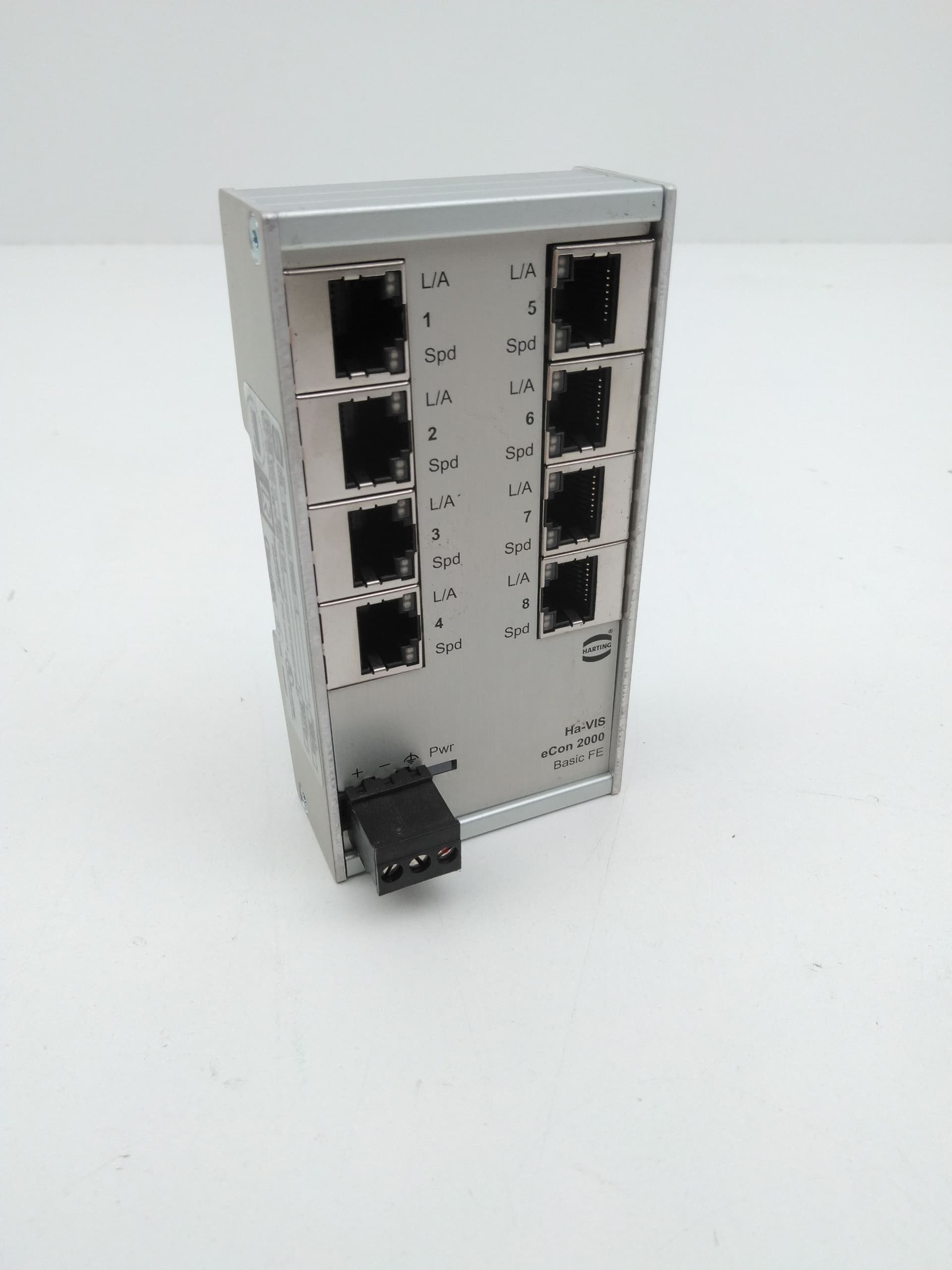 Harting Ha-Vis eCon 2080B-A Industrial Ethernet Switch 8 RJ45 Ports 24020080010