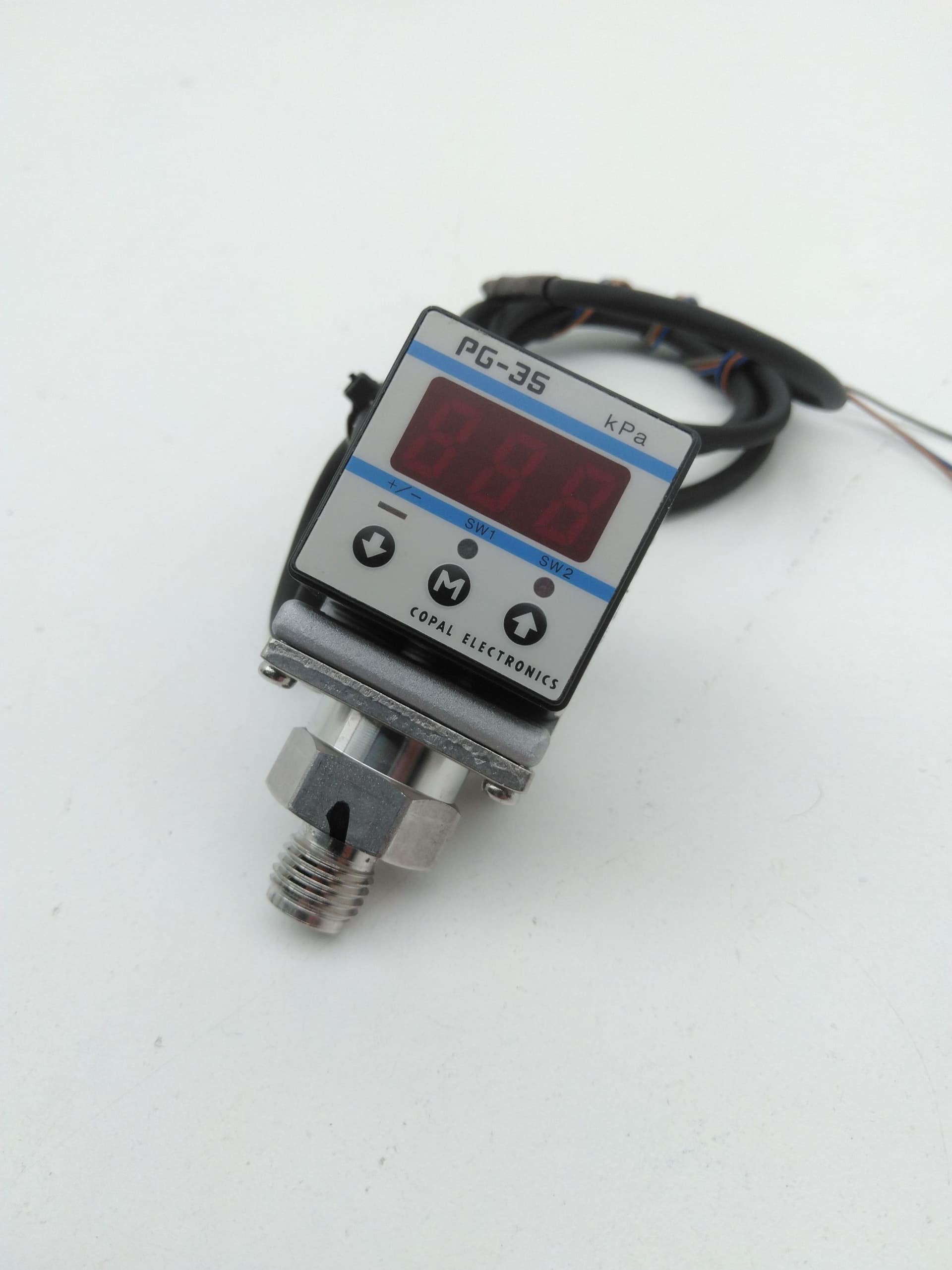 Copal Electronics PG-35-103R-NS2 Pressure Gauge, -100 ~ 1000KPa, 1/4" Swagelok