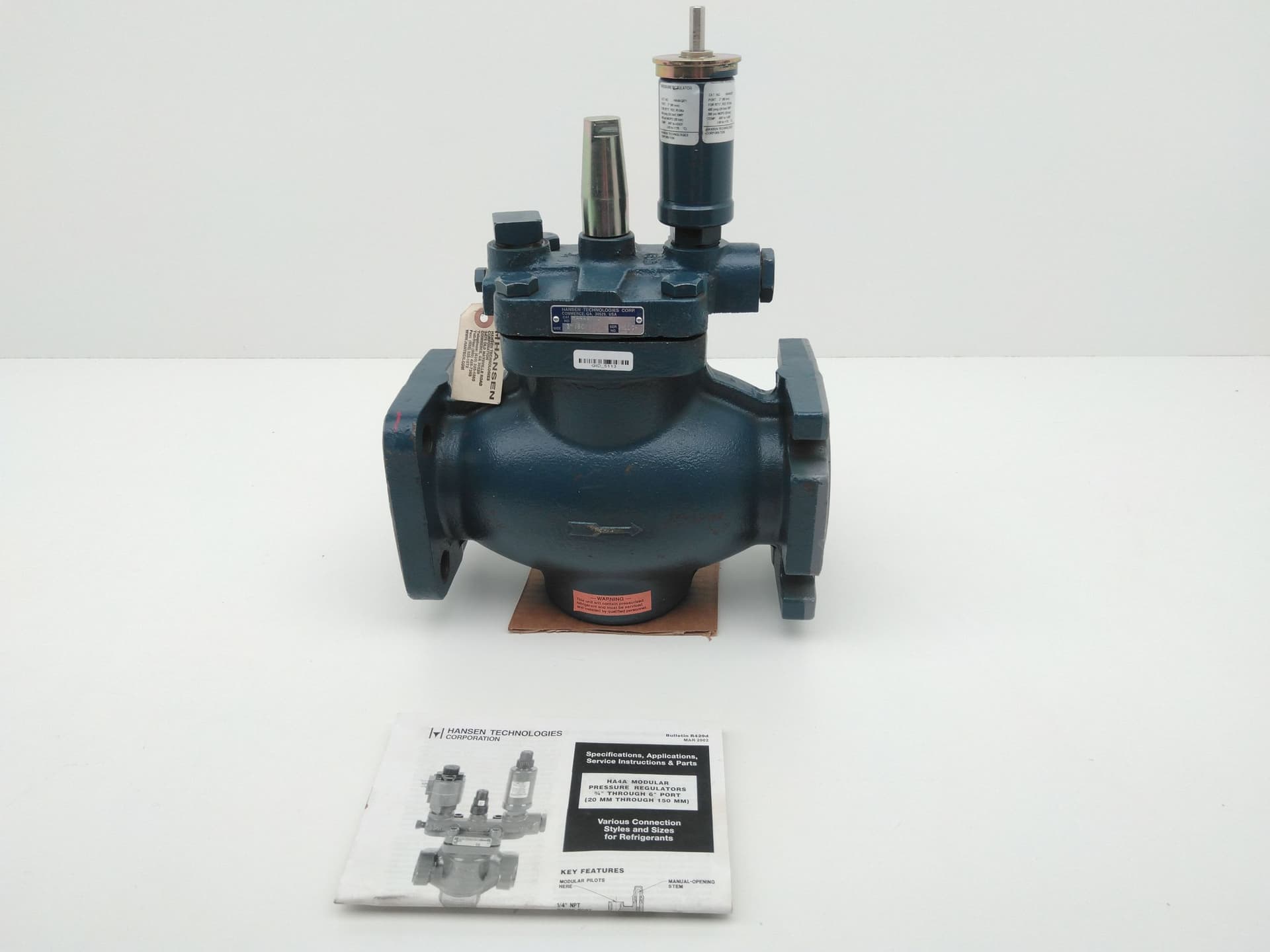 Hansen Technologies H4AQ/71, 3"(80mm) Pressure Regulator Range A