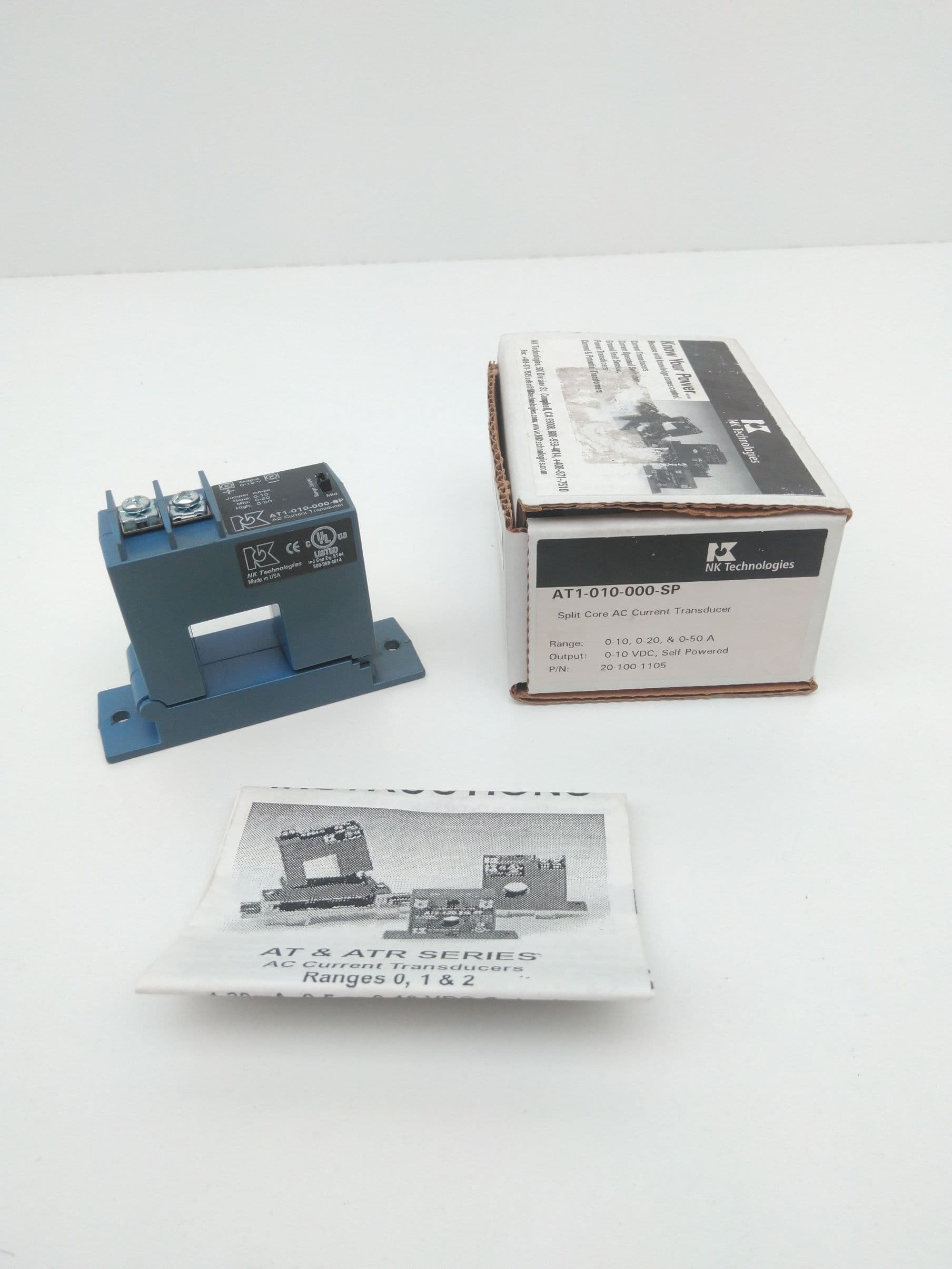 NK Technologies AT1-010-000-SP Split Core AC Current Transducers