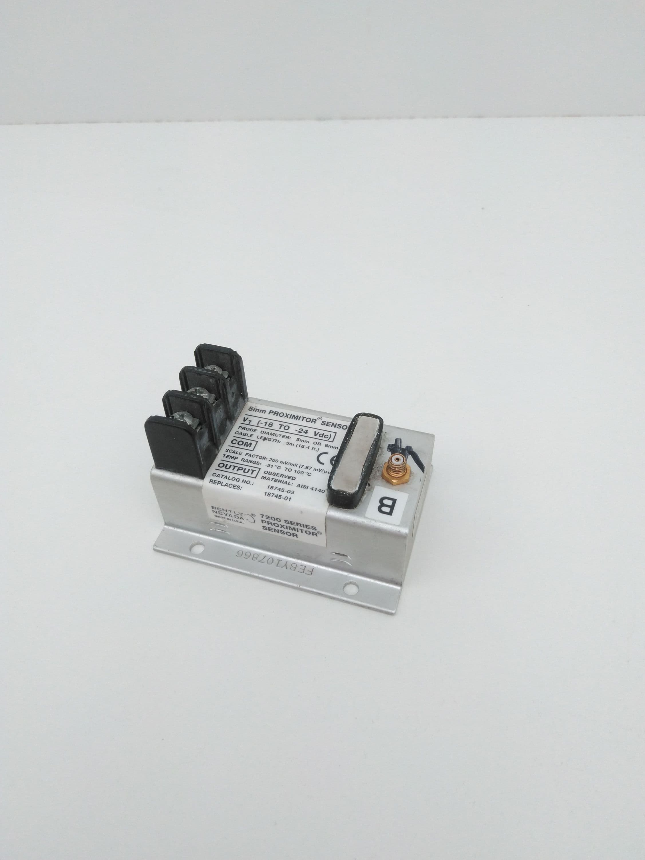 Bently Nevada 18745-03 5mm Proximitor Sensor 7200 Series