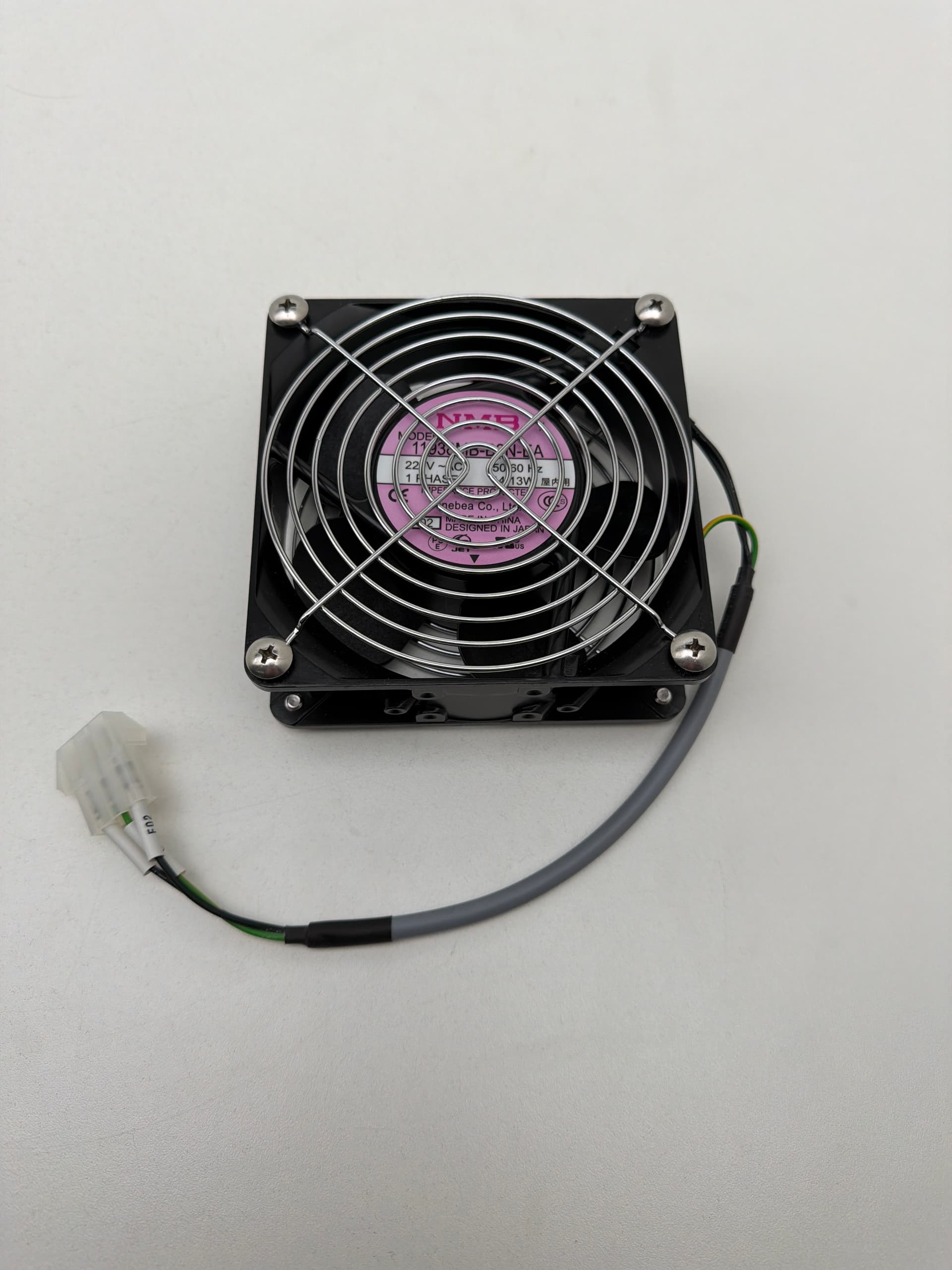 NMB 11938MB-B2N-EA Axial Fans, 220VAC, 2900RPM, 1 Phase 50/60Hz, 14/13W