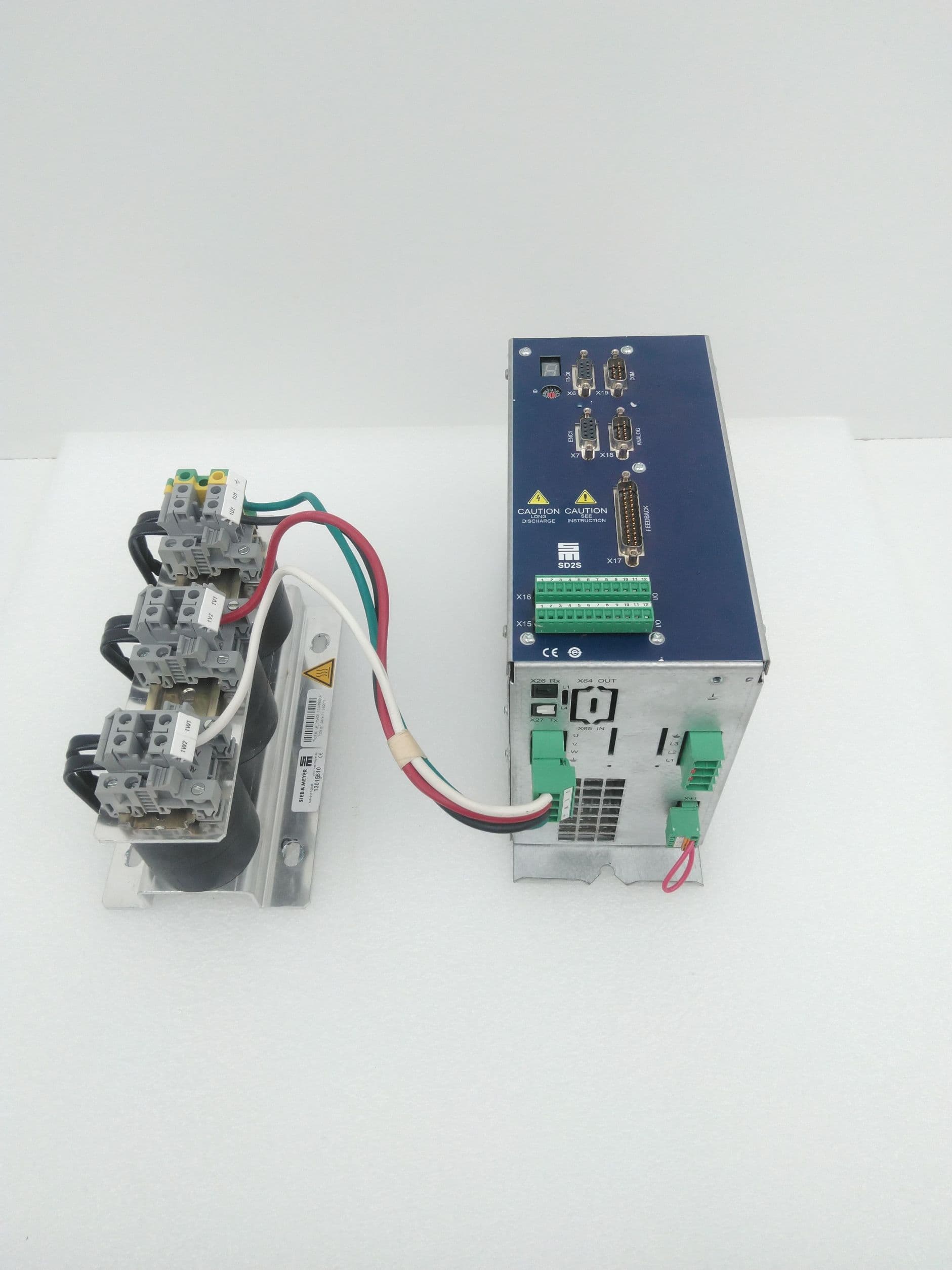 Sieb & Meyer 0362141EC Frequency Converter SD2S Series w/ 13015510 Choke Module