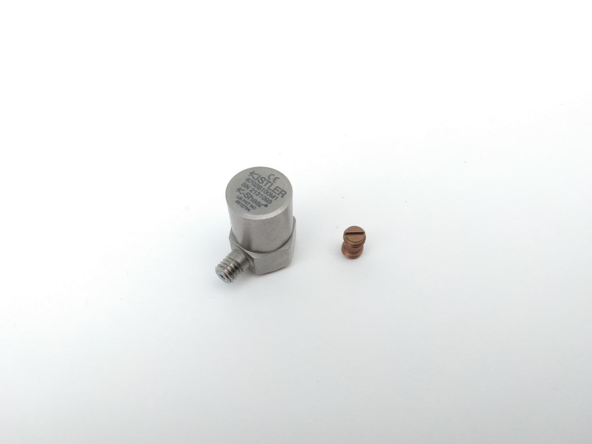 Kistler 8702B100M1 K-Shear General Purpose Accelerometer, US PN: 5512794