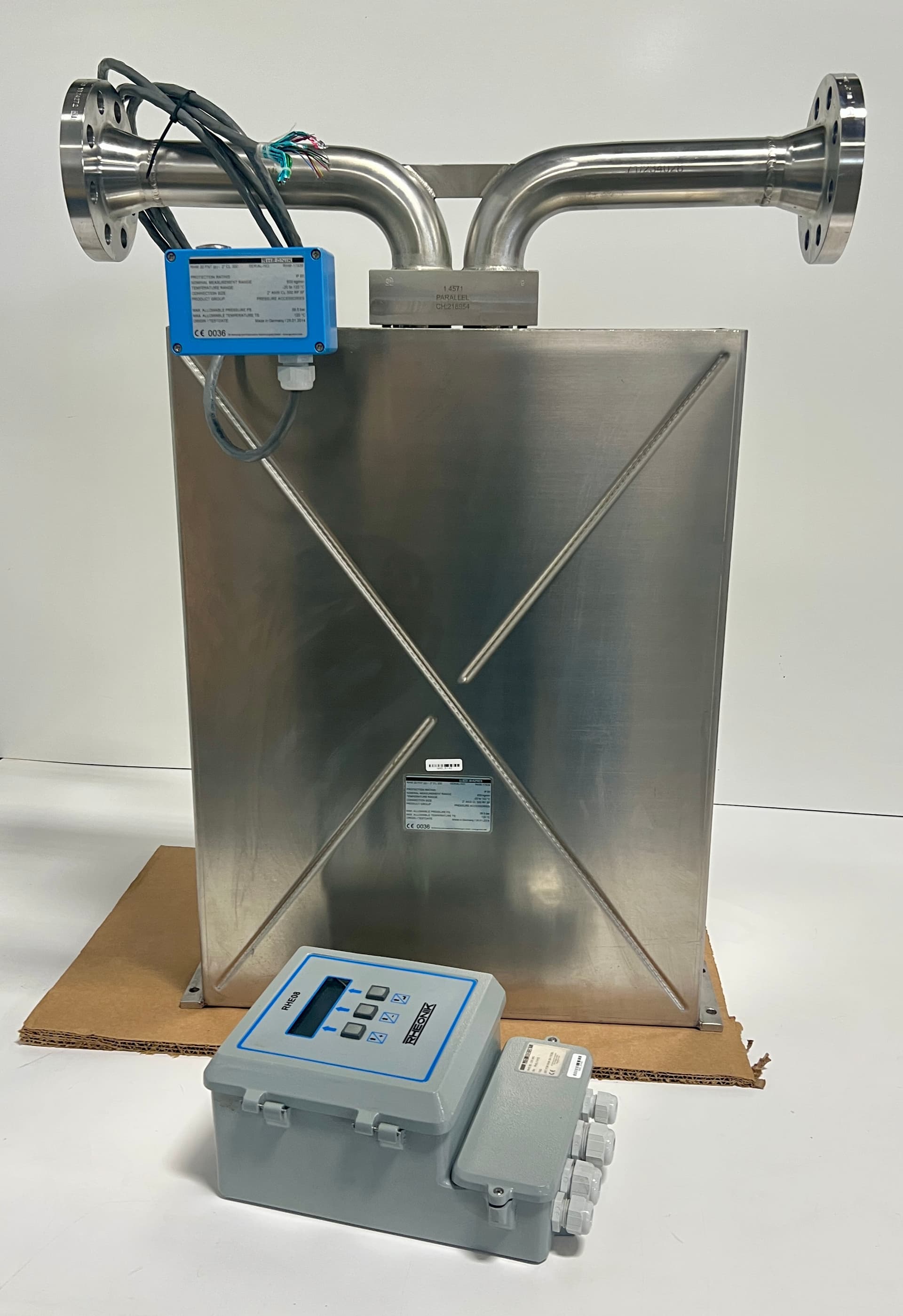 Rheonik RHM 30 FNT (p)-2" CL 300/RHE08-230 Flow sensor ,600 kg/min/ Trans.