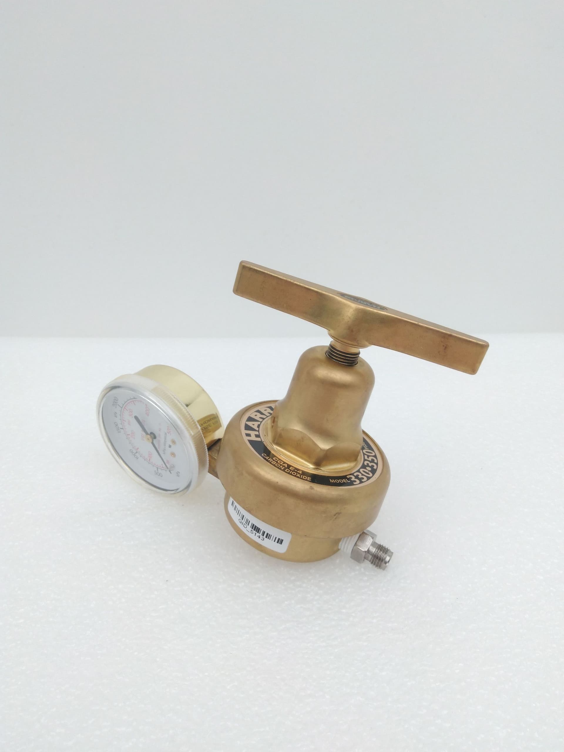 Harris Model 330 Gas Regulator, Carbon Dioxide, 350PSIG