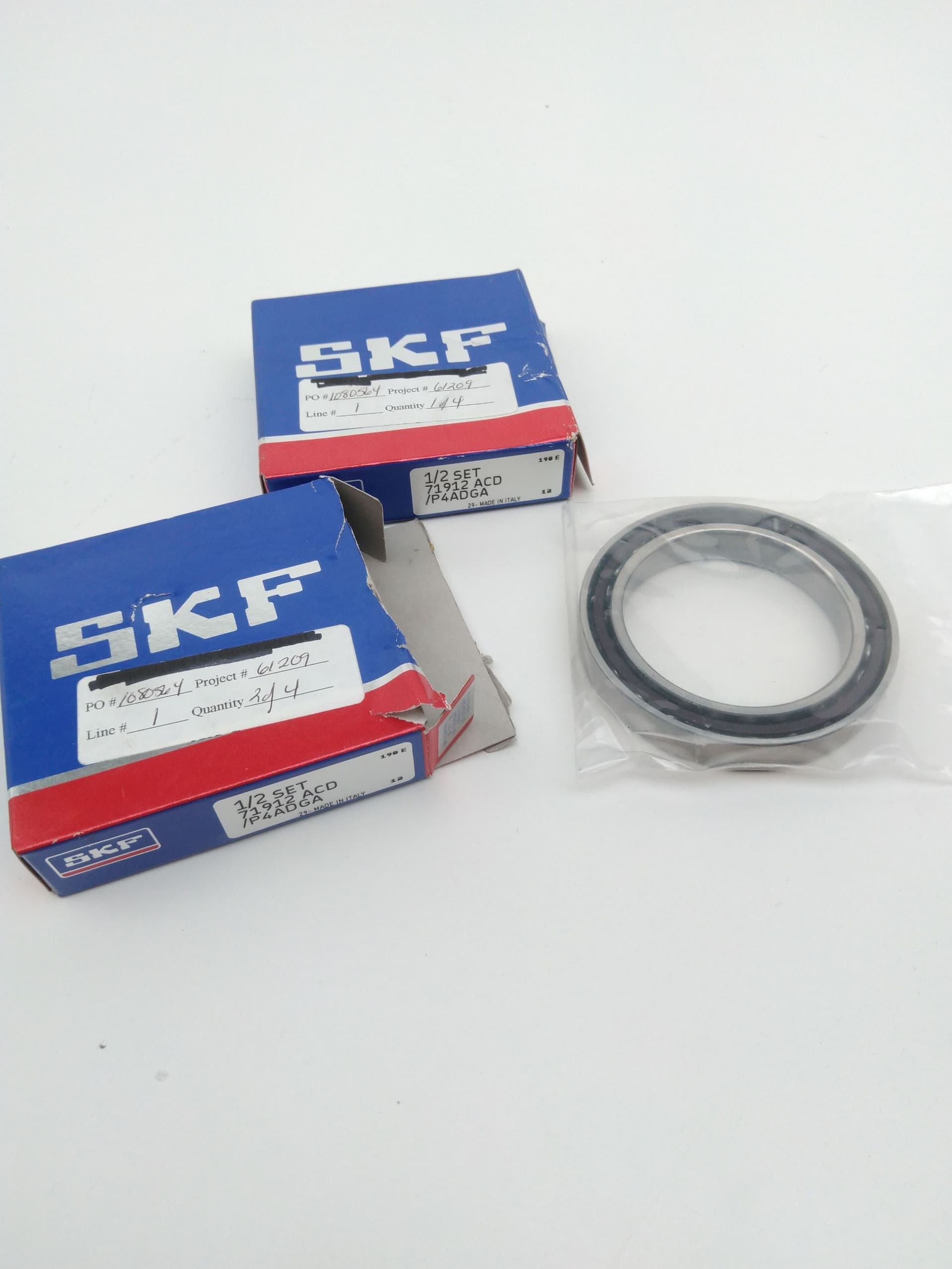 SKF 71912ACD/P4ADGA Precision Angular Contact Ball Bearing Set