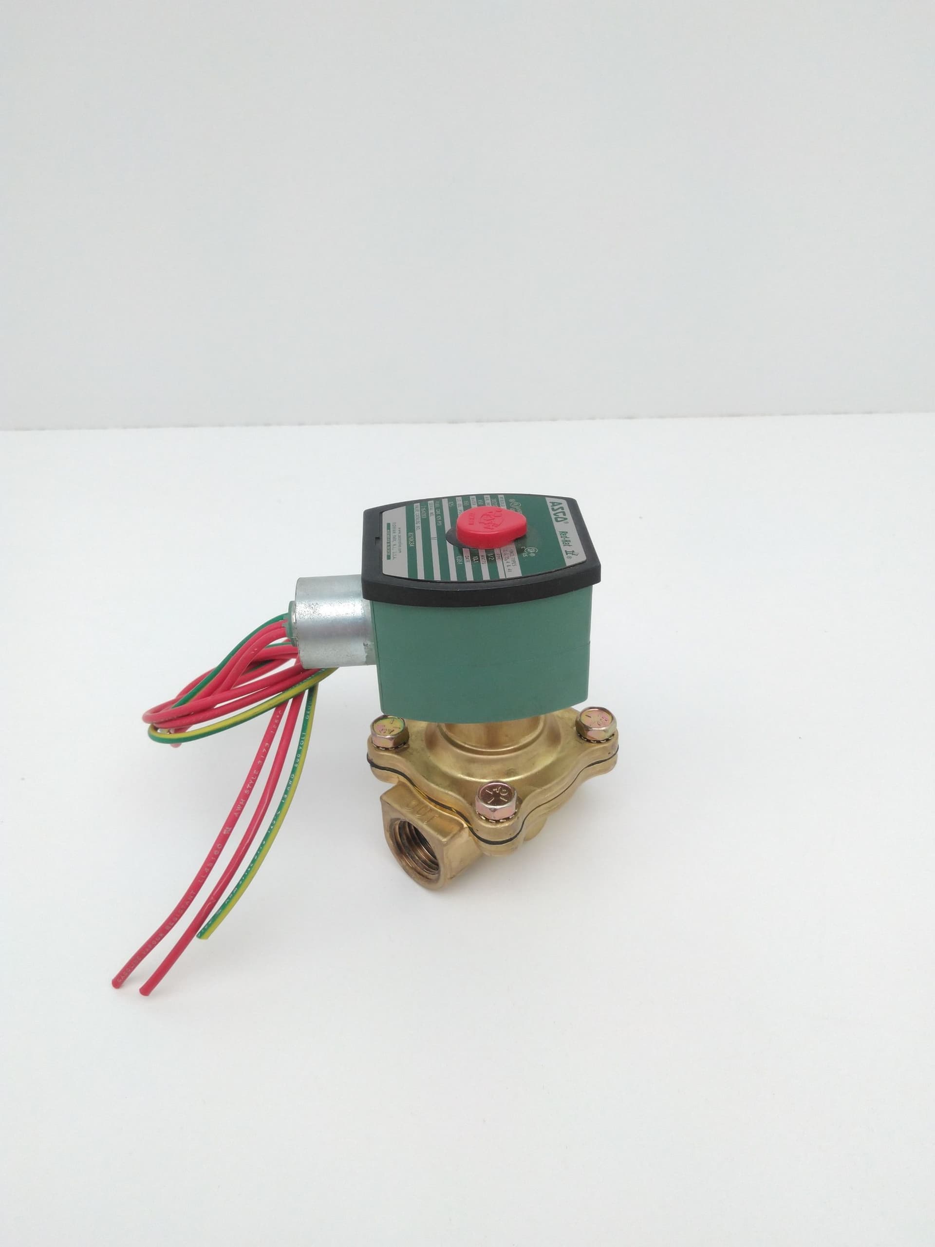 ASCO 8210G34 Solenoid Valve, 2-Way, 1/2"NPT, NO