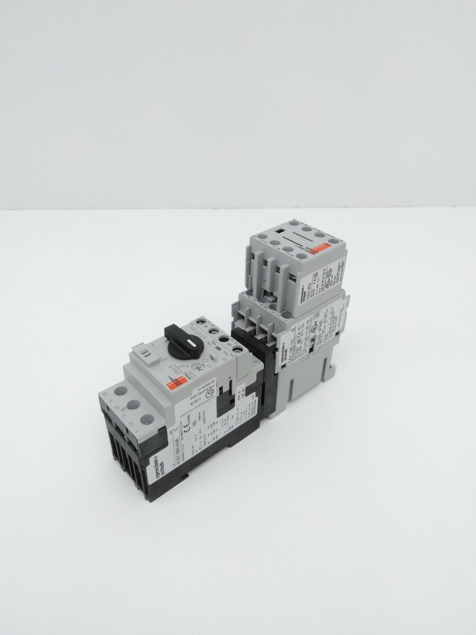 Sprecher + Schuh KTA7-25H-4.0A Motor Protector w/ CA7-16E-10 Contactor / CS7-PV