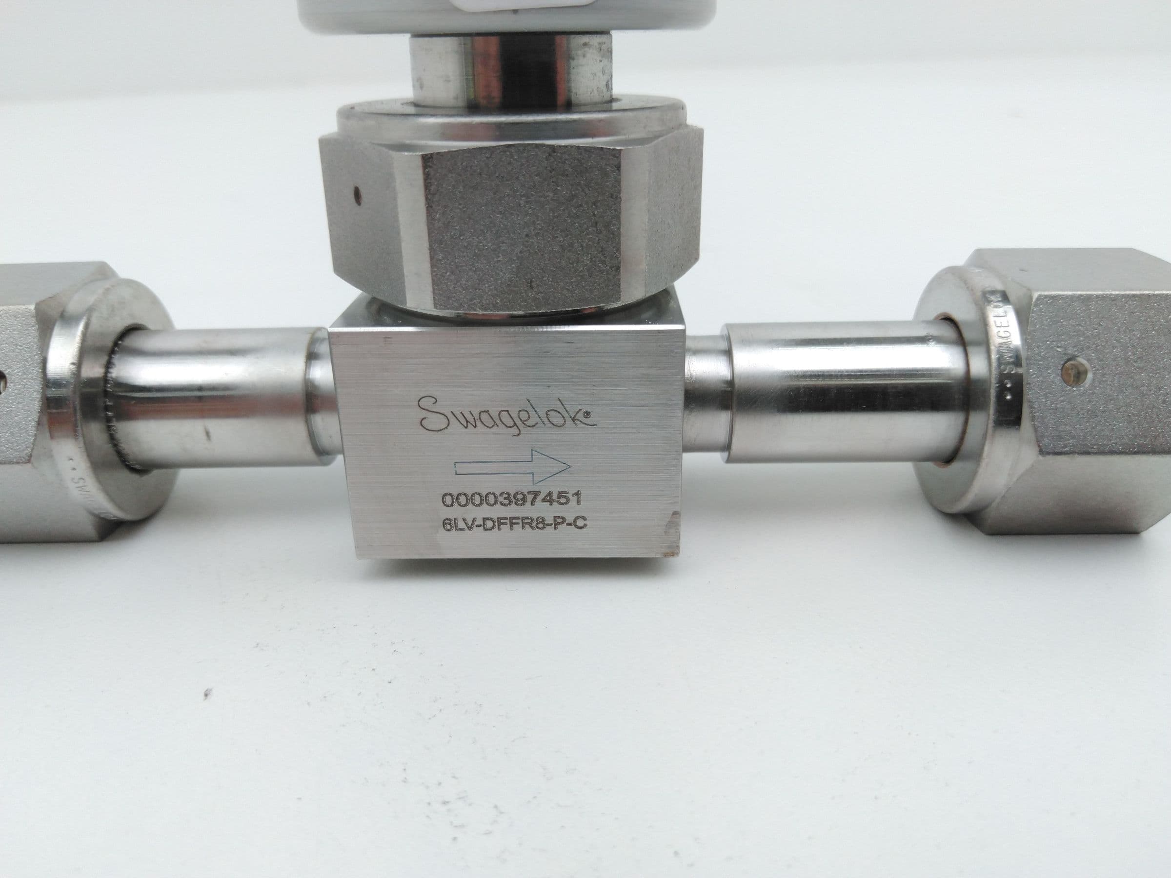 Swagelok 6LV-DFFR8-P-C 316L UHP High Flow Diaphragm Valve, 1/2 in. Female VCR