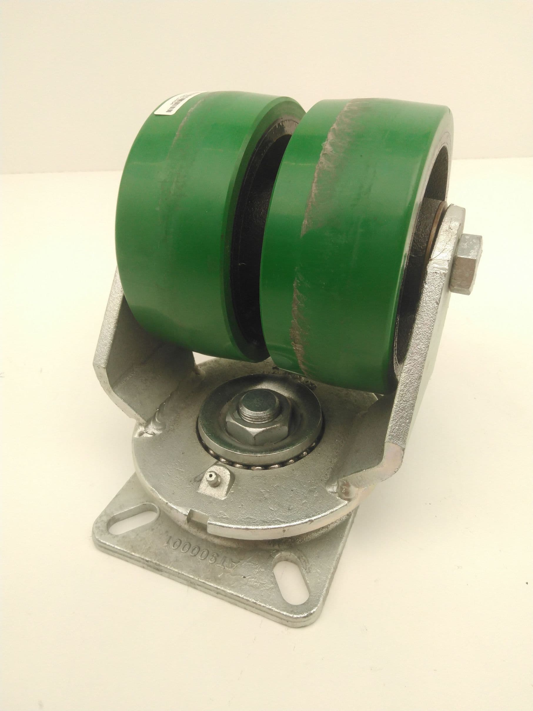 Albion Heavy Duty Kingpin 6" Dual Wheel Locking Swivel Caster