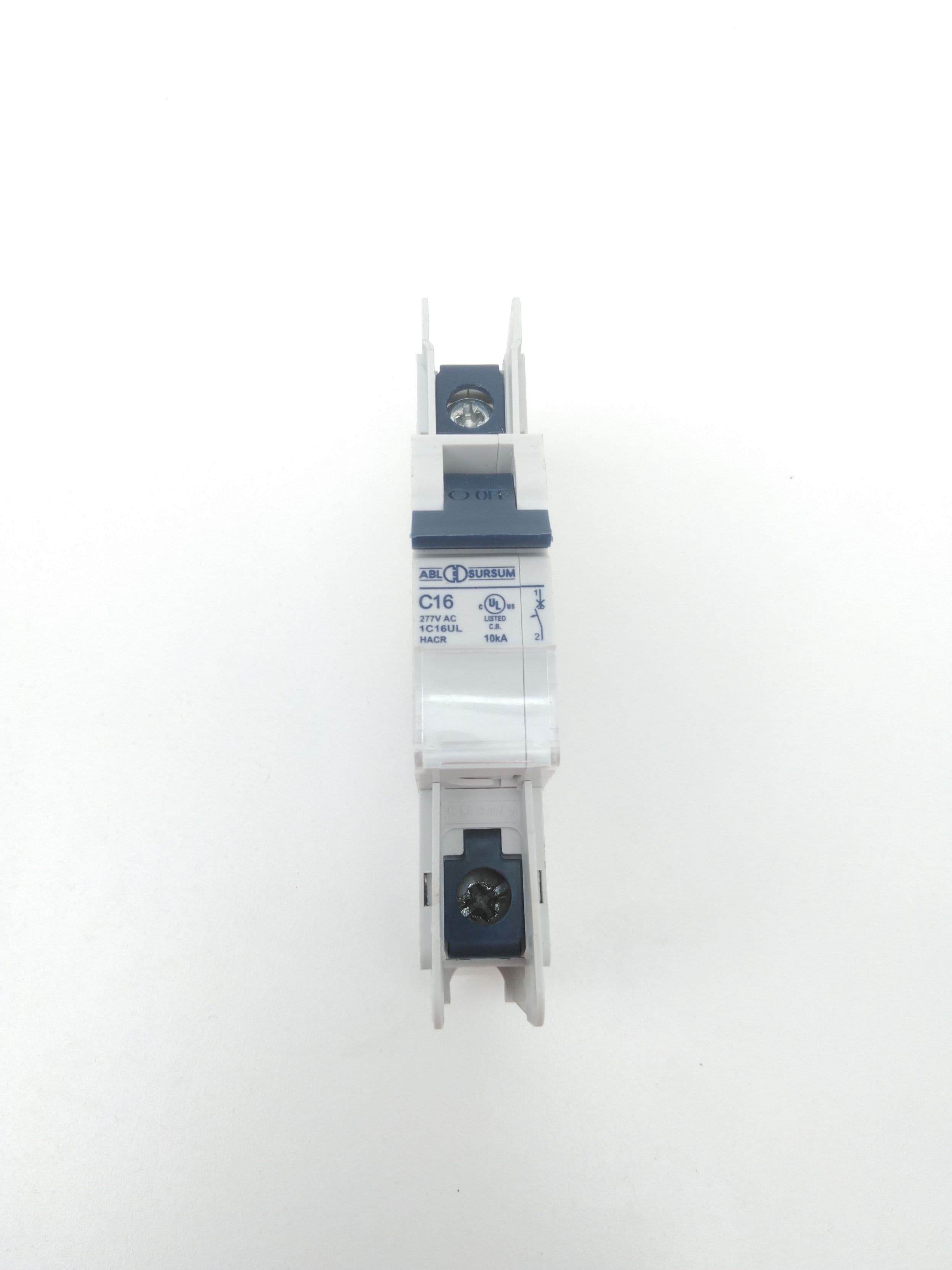 Altech Corp 1C16UL Molded Case Circuit Breaker, 16A, 1P, 277VAC, UL489