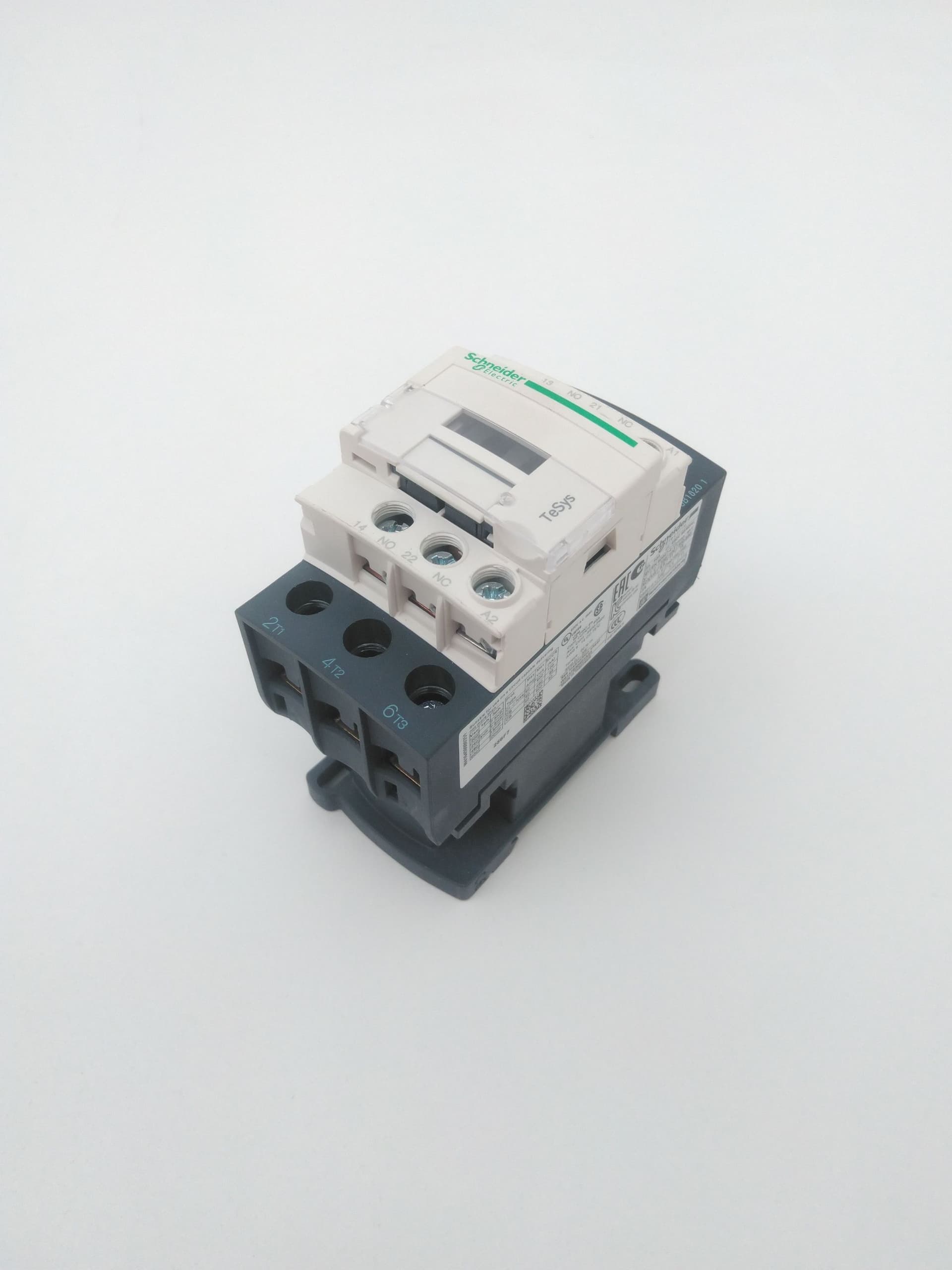 Schneider Electric LC1D256F7 Contactor, 25A, 3P, 110VAC Coil