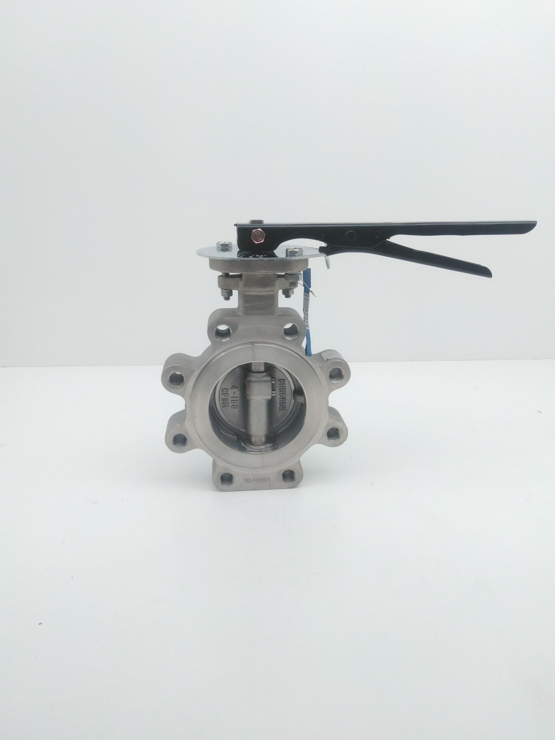 Powell Valves 3072, API 609 Cat. B 4"DBL. Offset Butterfly Valve, Class 300, SS