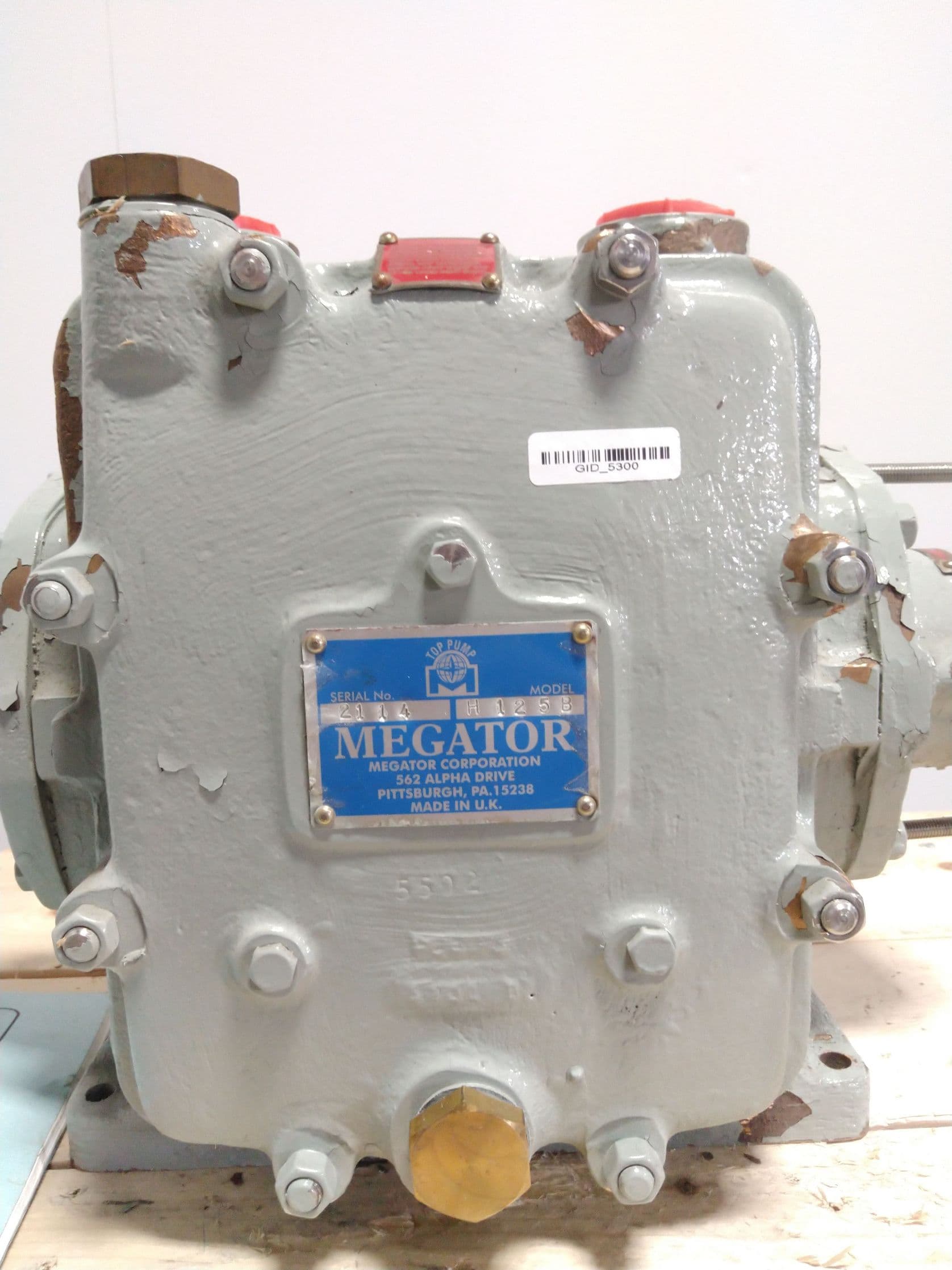 Megator Corporation H 125B Pump, Sliding Shoe positive displacement ,20 GPM