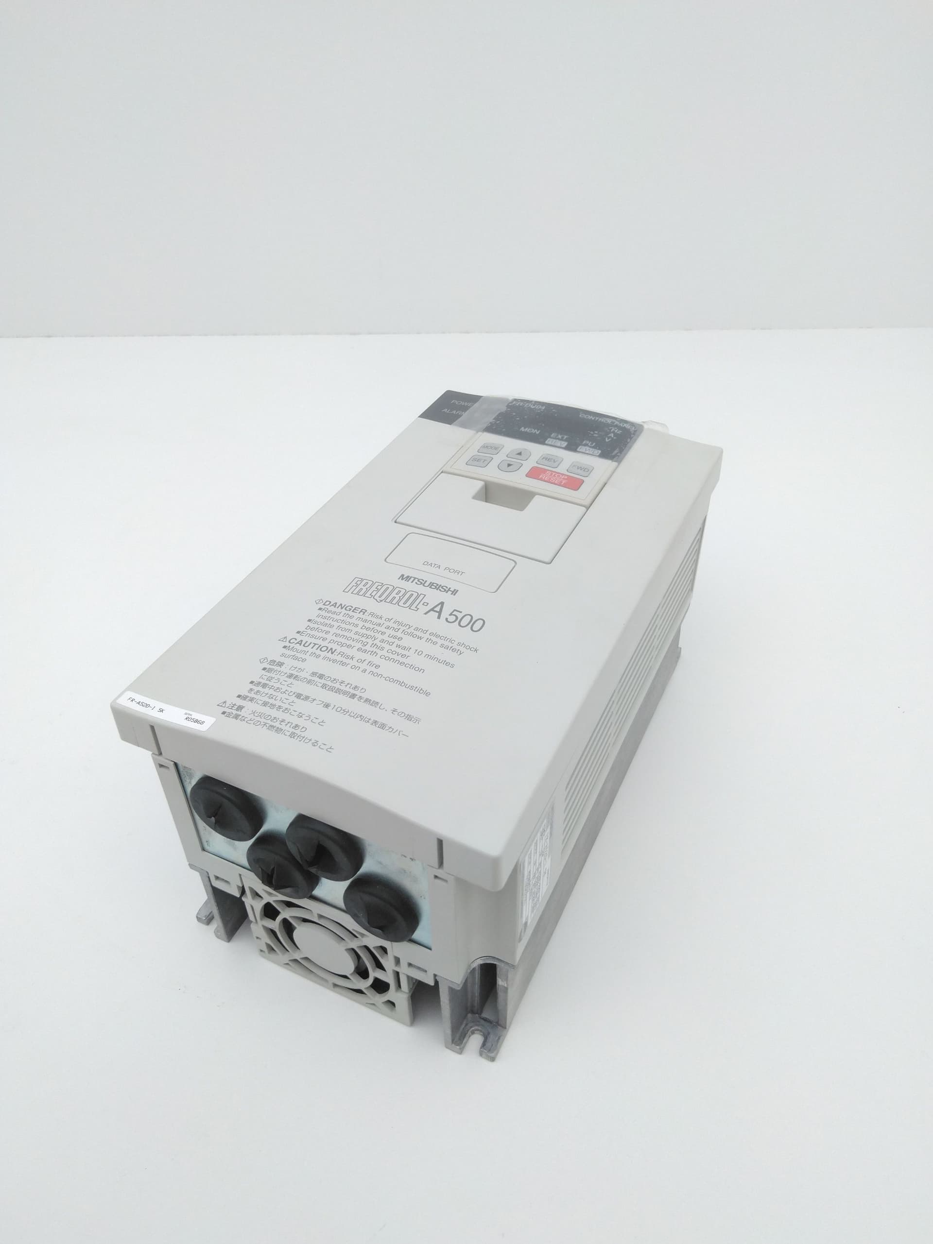 Mitsubishi FR-A520-1.5K Inverter Drive, 1.5kW 2HP VFD, 240V 3PH, A500 Series