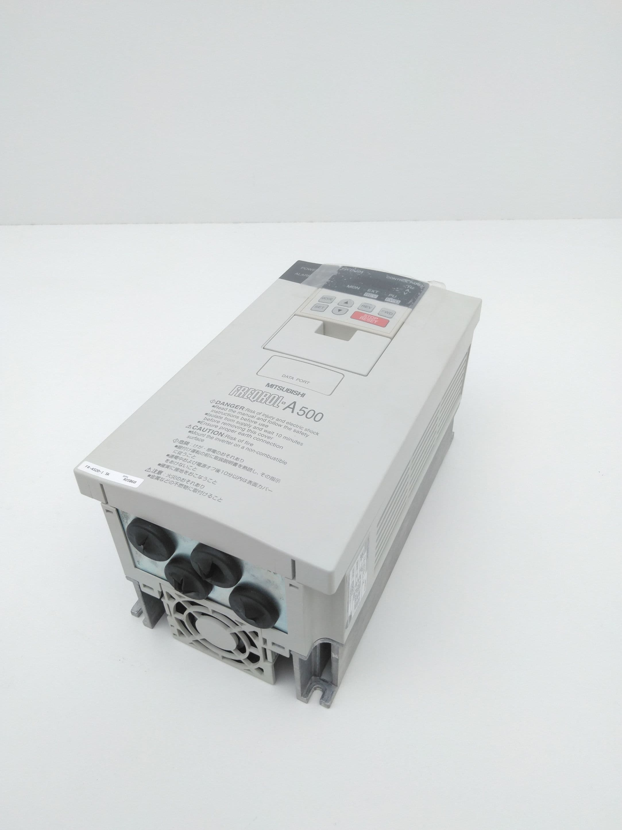 Mitsubishi FR-A520-1.5K Inverter Drive, 1.5kW 2HP VFD, 240V 3PH, A500 Series