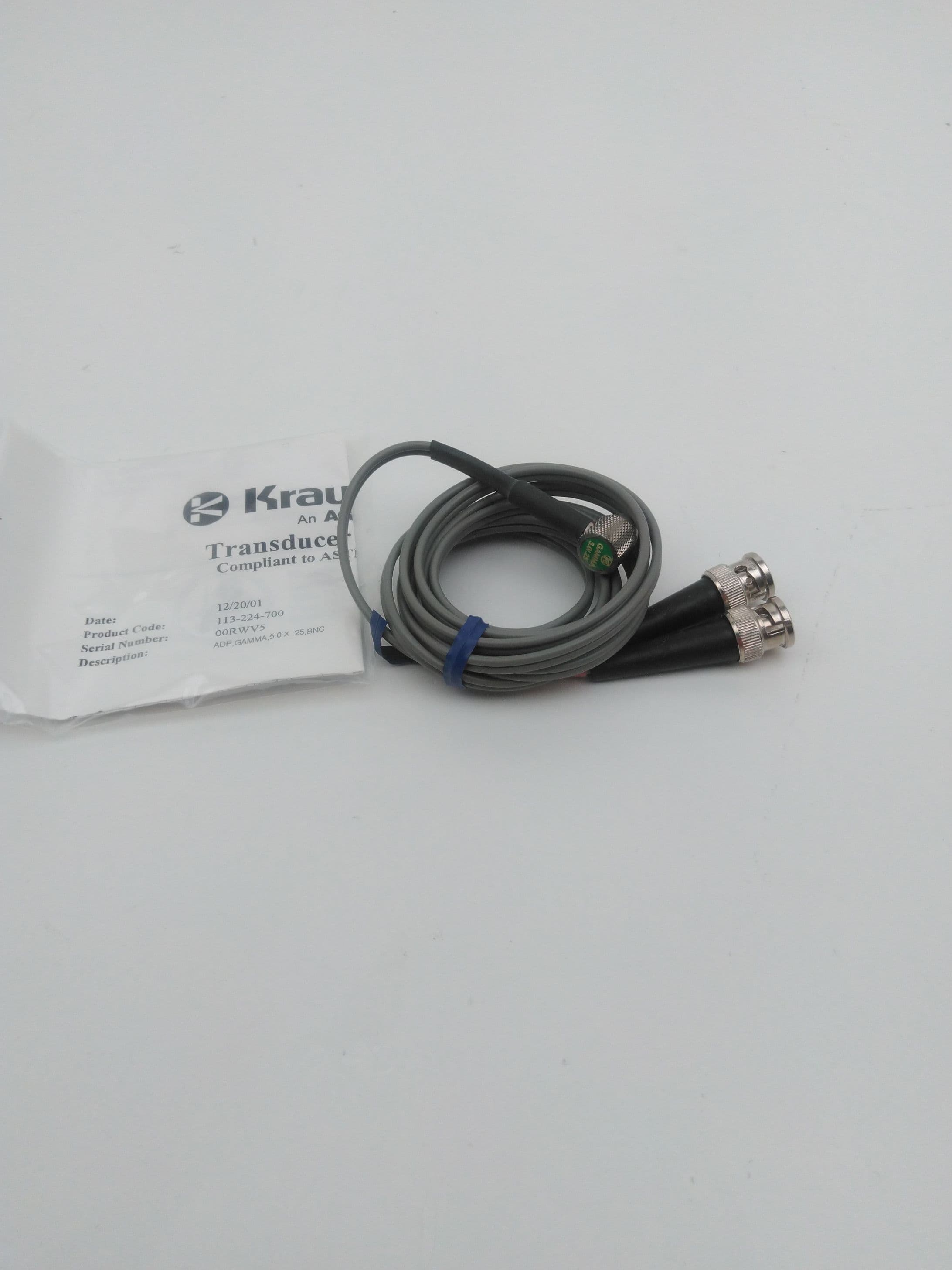 Krautkramer Waygate 113-224-700 Transducer, Finger Tip, ADP-Dual-Element