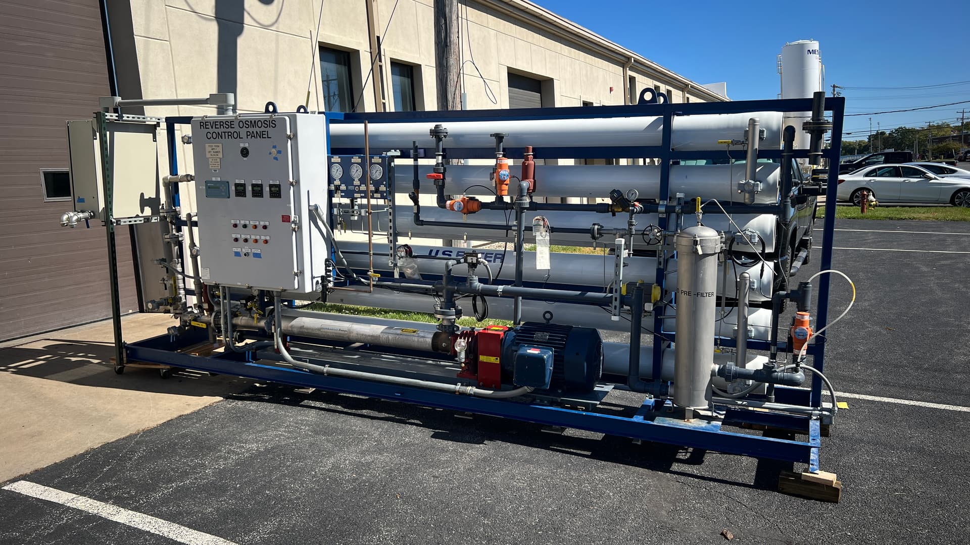 US Filter 30 GPM Double Pass RO Reverse Osmosis System