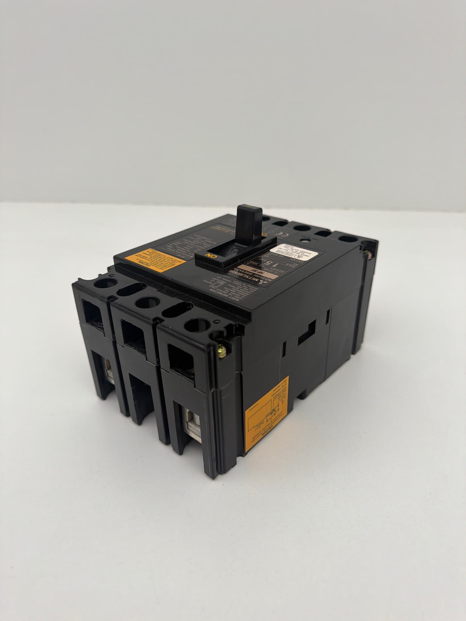 Mitsubishi NF-SF2015 No-Fuse Circuit Breaker, 15A, 2-Pole, 480VAC