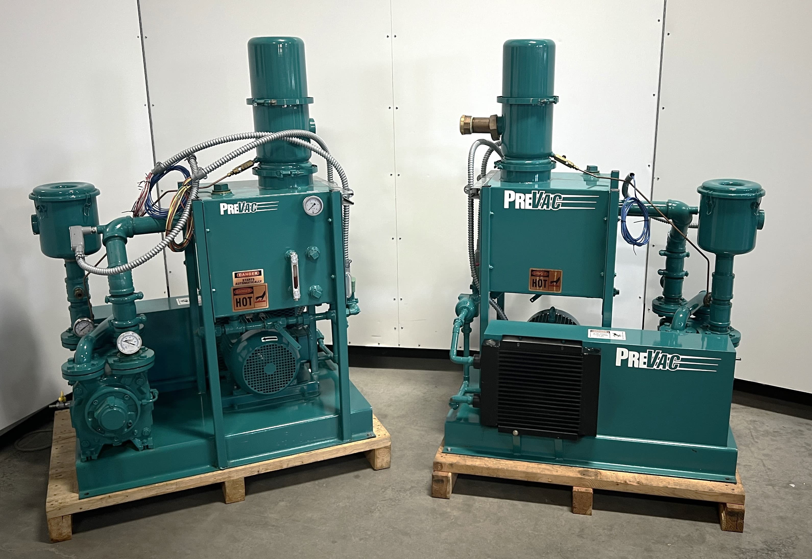 Air Energy PreVac OSD-007-H-240 Dual 7.5HP Liquid Ring Vacuum Pump System