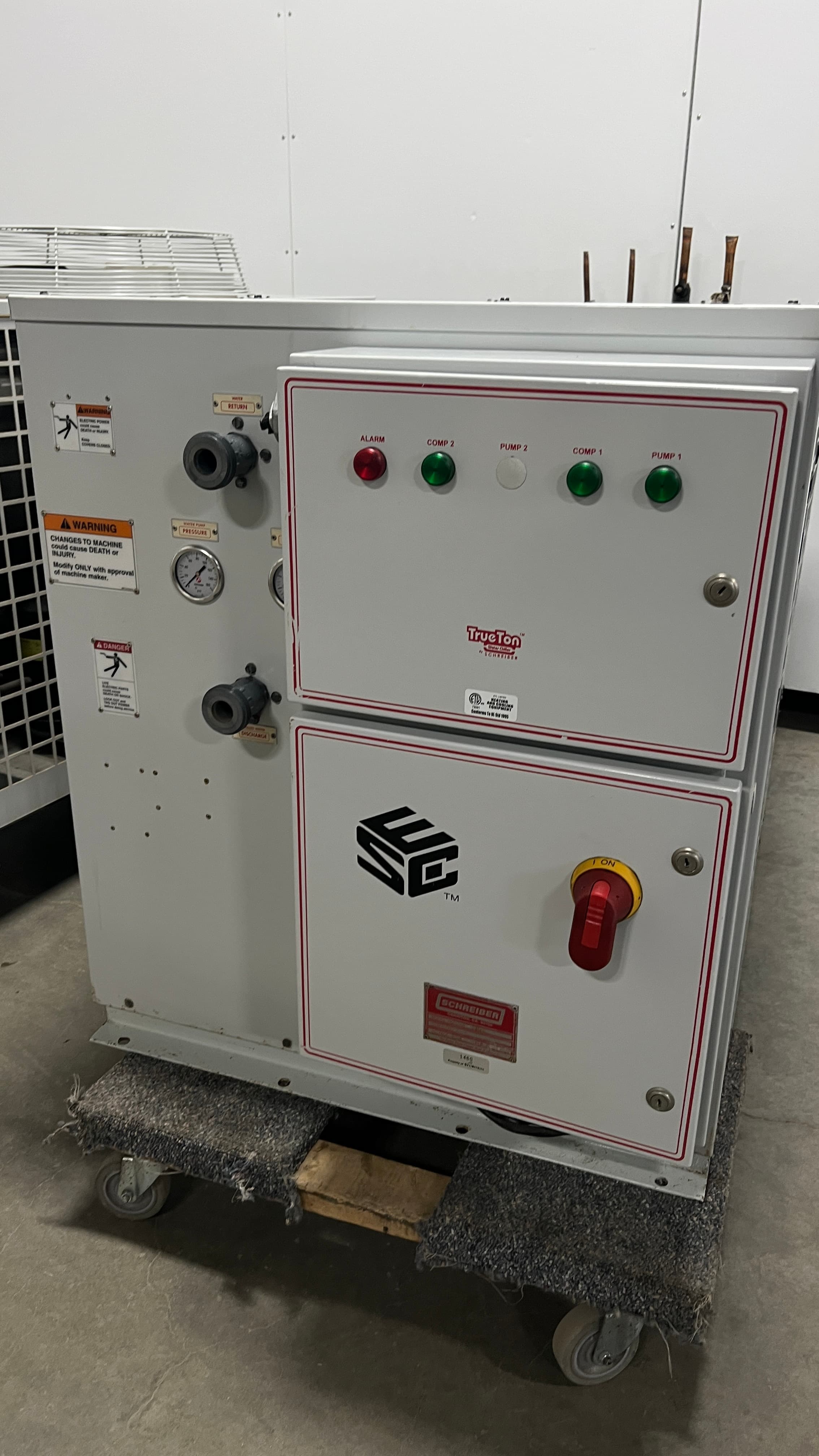 Schreiber Engineering 6040-1500AC air cooled Chiller, 15 Ton