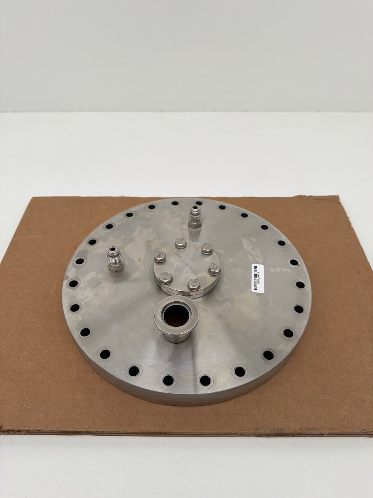 10" Conflat Vacuum Flange 2x 1/4" VCR Fittings 1x KF16 Port 1x 2.75" CF Flange