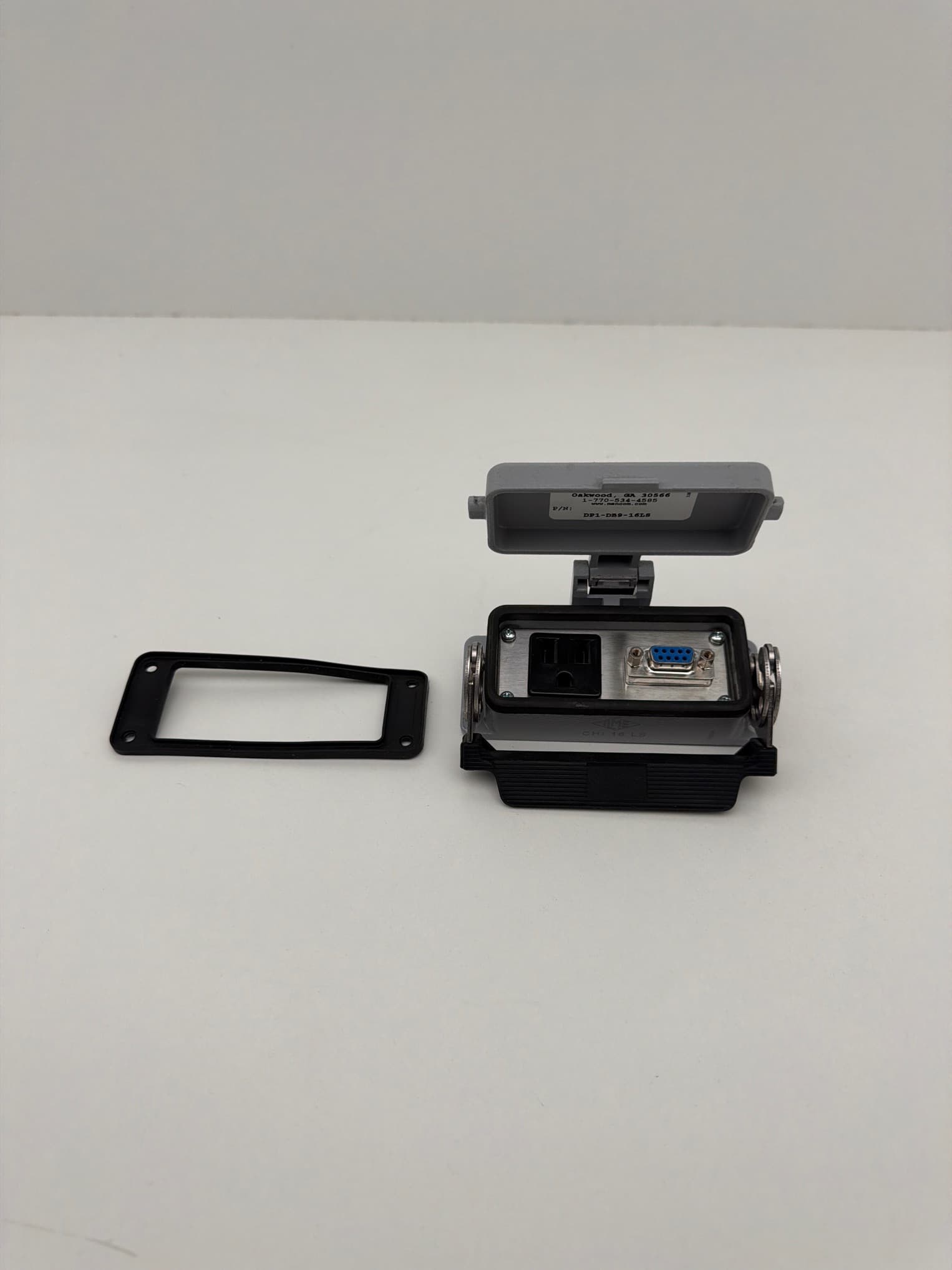 MENCOM DP1-DB9-16LS Panel Interface Connector DB9 Simplex Outlet 16LS Housing